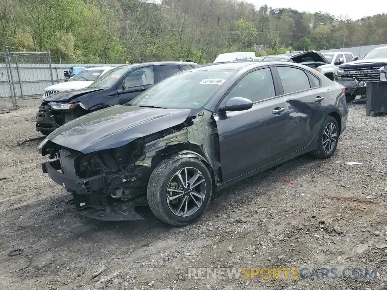 1 Photograph of a damaged car 3KPF24AD0PE533349 KIA FORTE 2023