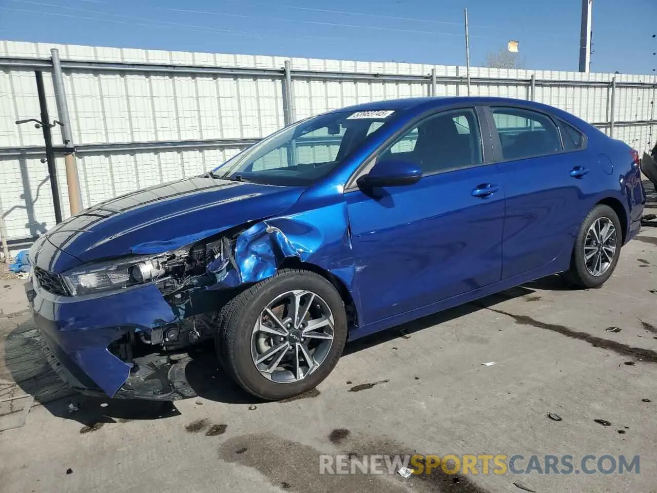 1 Photograph of a damaged car 3KPF24AD0PE607594 KIA FORTE 2023
