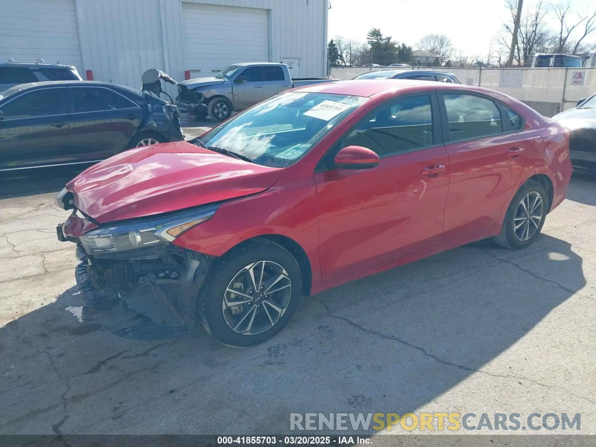 2 Photograph of a damaged car 3KPF24AD0PE682280 KIA FORTE 2023