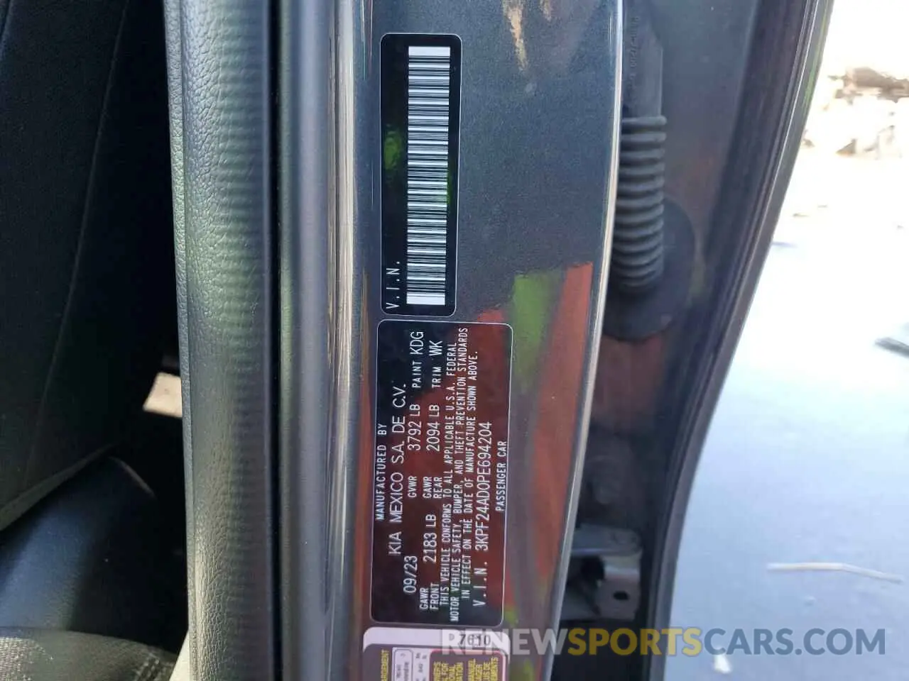 15 Photograph of a damaged car 3KPF24AD0PE694204 KIA FORTE 2023