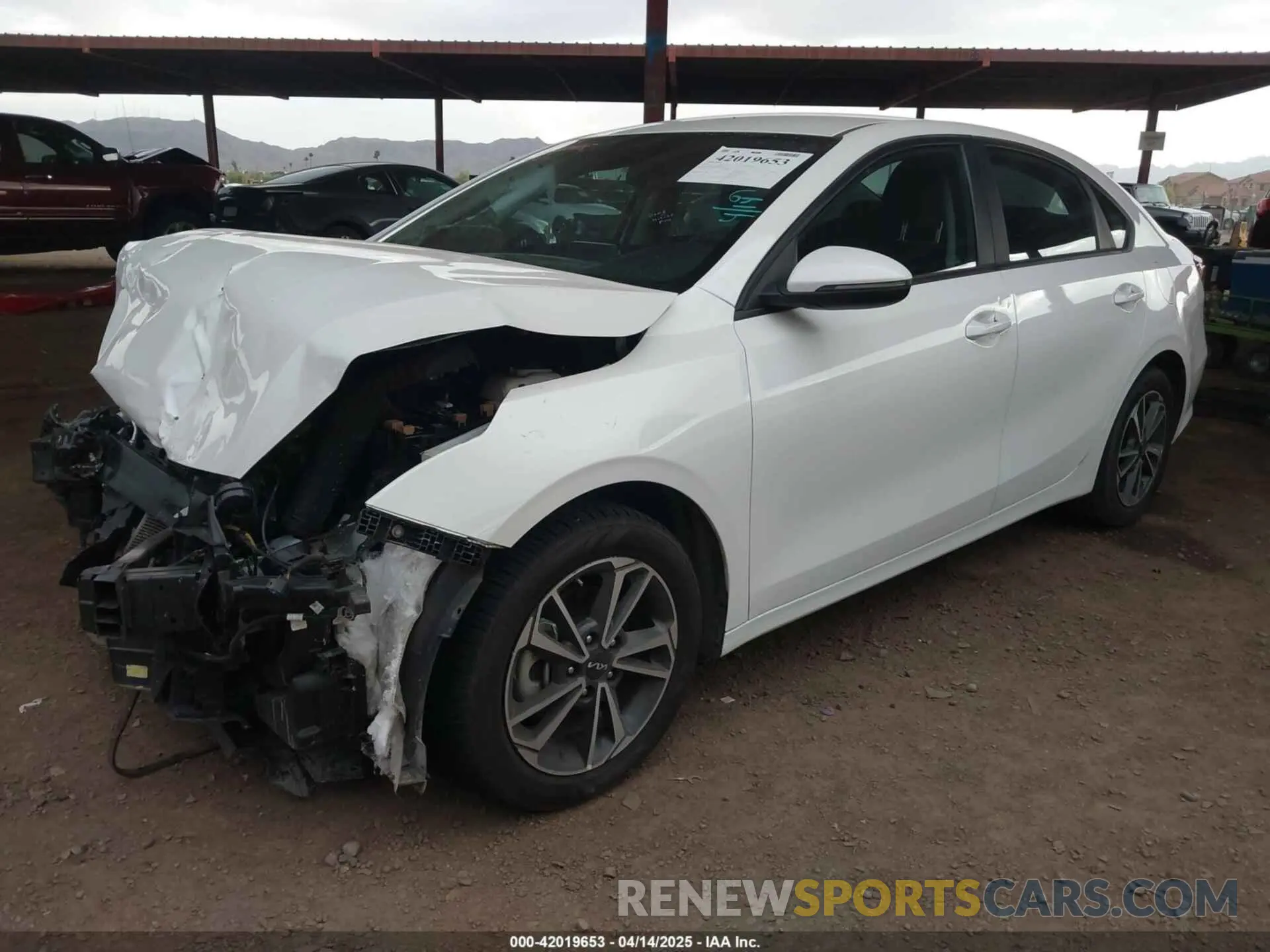 2 Photograph of a damaged car 3KPF24AD1PE538737 KIA FORTE 2023
