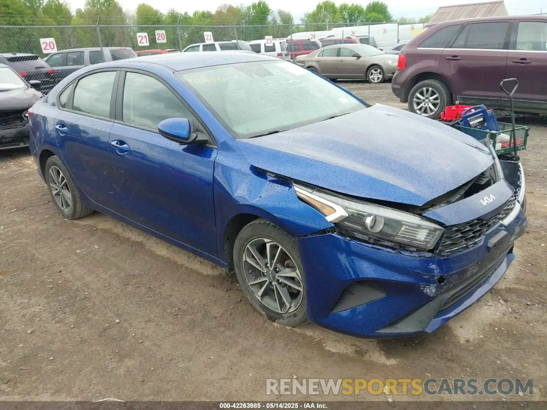 1 Photograph of a damaged car 3KPF24AD4PE504193 KIA FORTE 2023