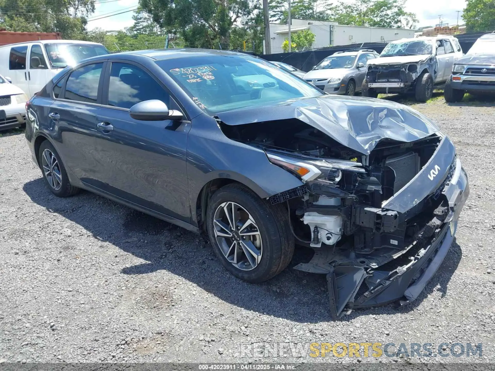 1 Photograph of a damaged car 3KPF24AD4PE683545 KIA FORTE 2023
