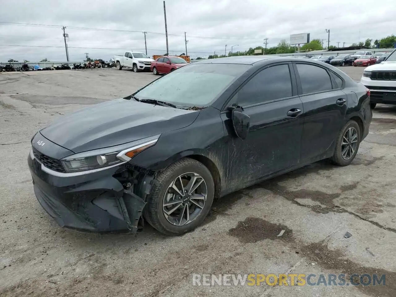 1 Photograph of a damaged car 3KPF24AD5PE554245 KIA FORTE 2023