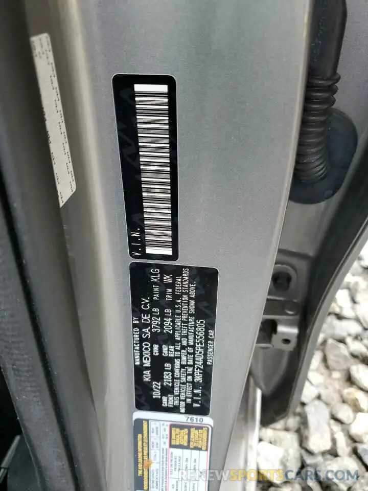 12 Photograph of a damaged car 3KPF24AD5PE556805 KIA FORTE 2023