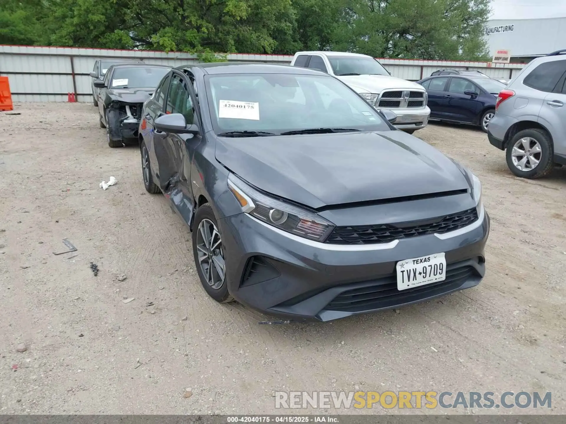 1 Photograph of a damaged car 3KPF24AD5PE596804 KIA FORTE 2023