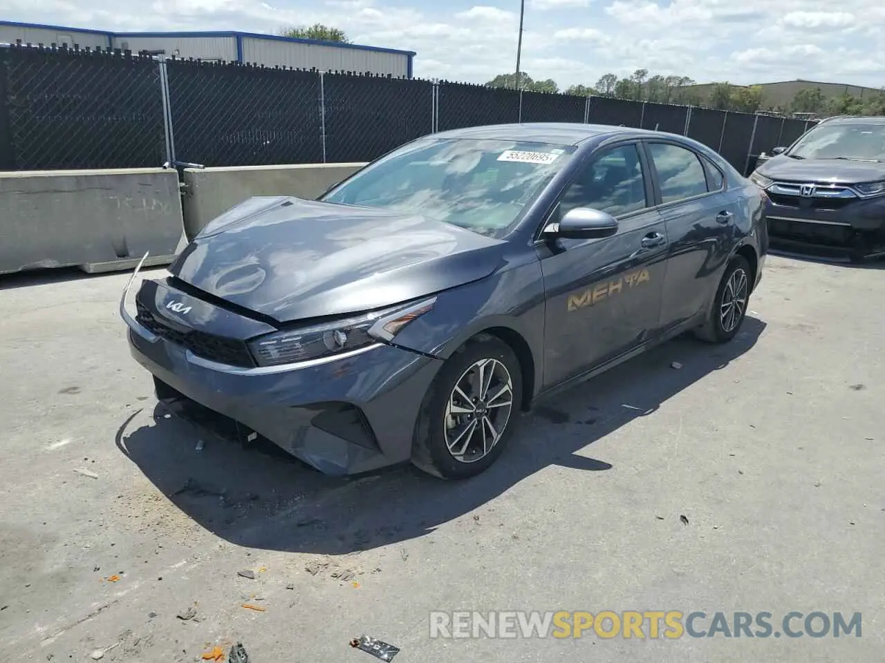1 Photograph of a damaged car 3KPF24AD5PE631650 KIA FORTE 2023