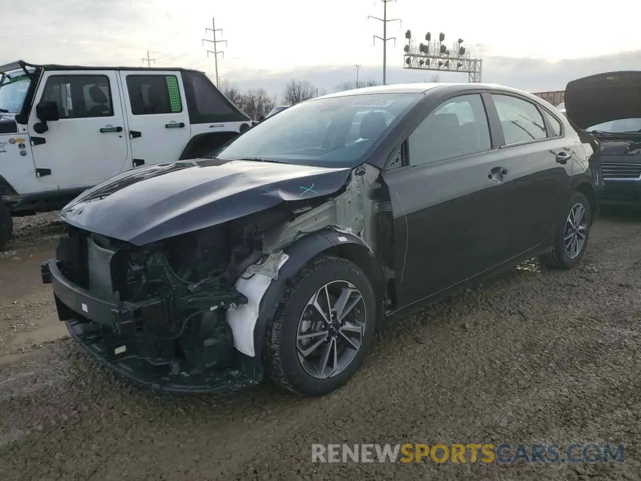 1 Photograph of a damaged car 3KPF24AD5PE650487 KIA FORTE 2023