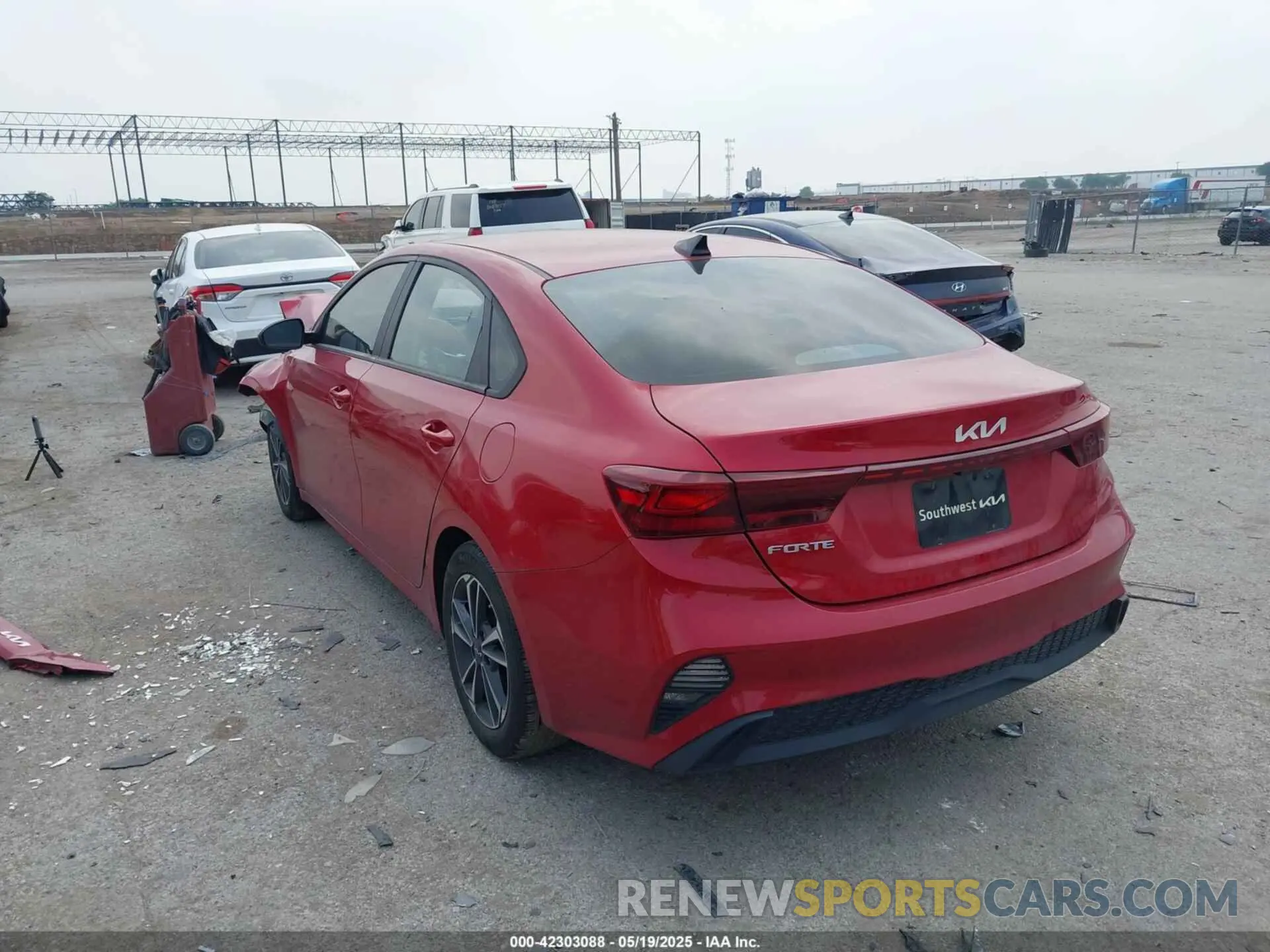 3 Photograph of a damaged car 3KPF24AD6PE682252 KIA FORTE 2023