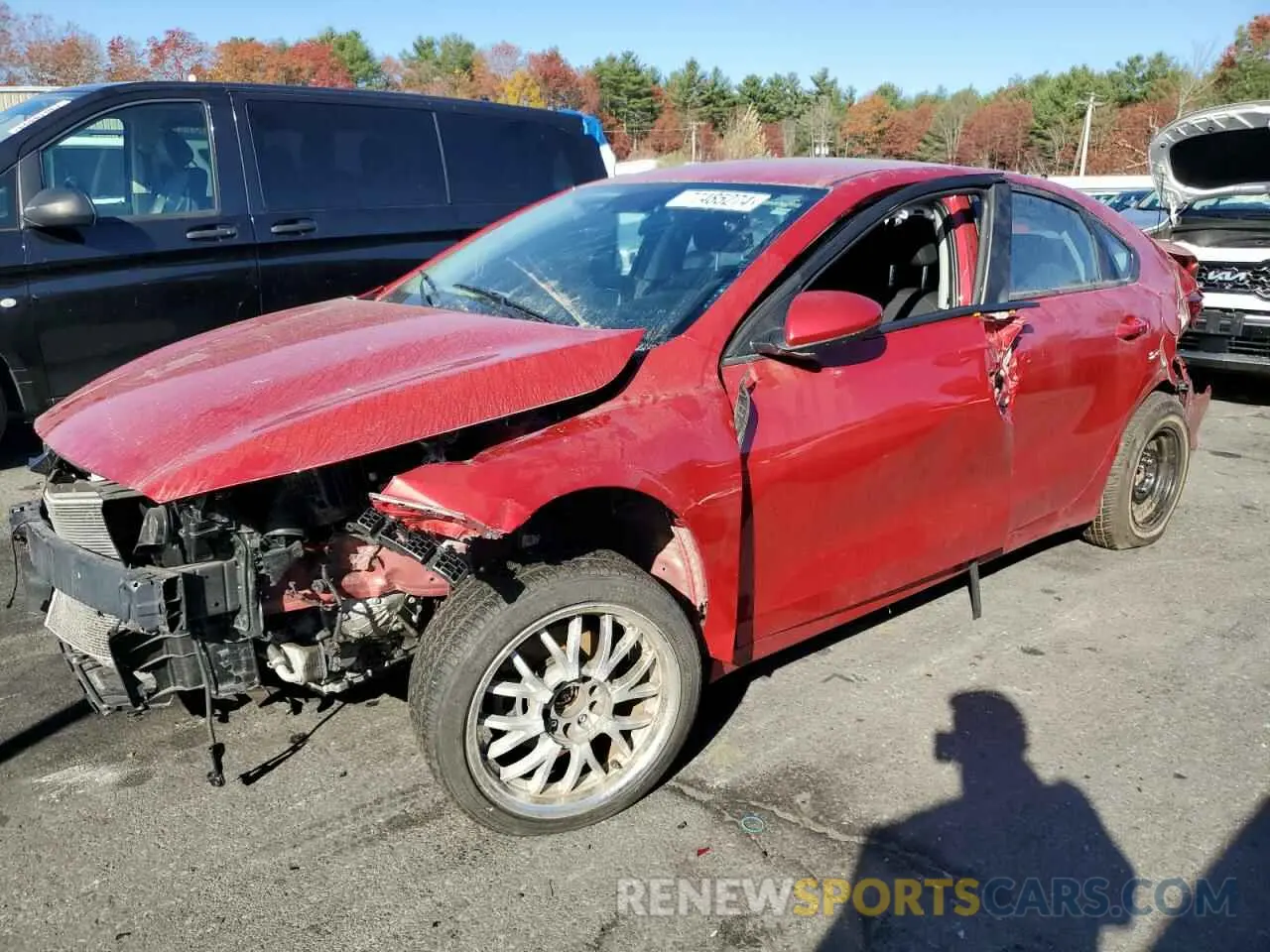 1 Photograph of a damaged car 3KPF24AD7PE552190 KIA FORTE 2023
