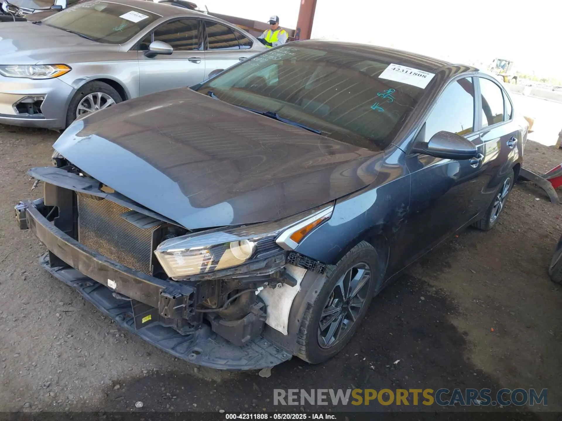 2 Photograph of a damaged car 3KPF24AD7PE587537 KIA FORTE 2023