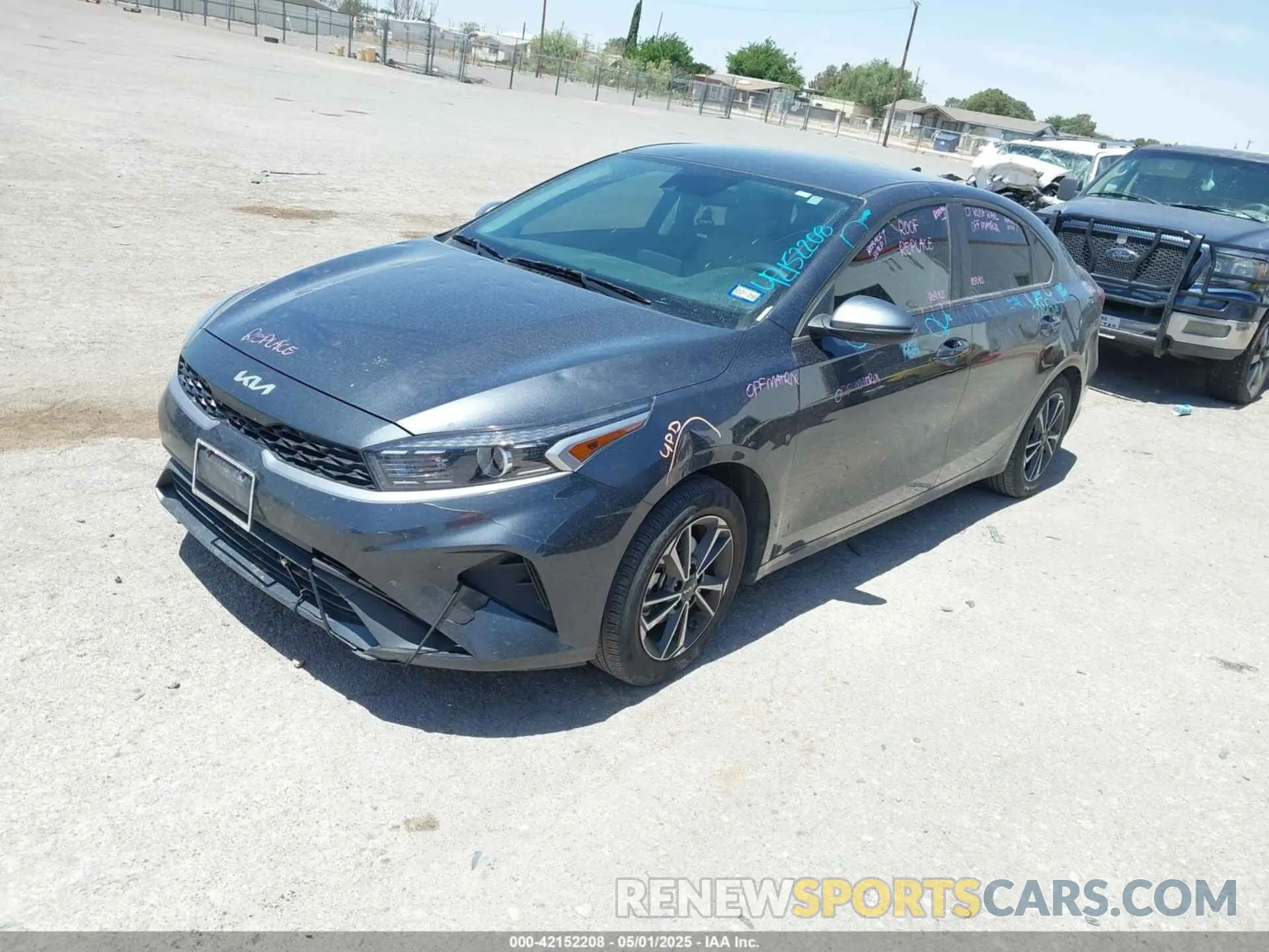2 Photograph of a damaged car 3KPF24AD8PE597588 KIA FORTE 2023