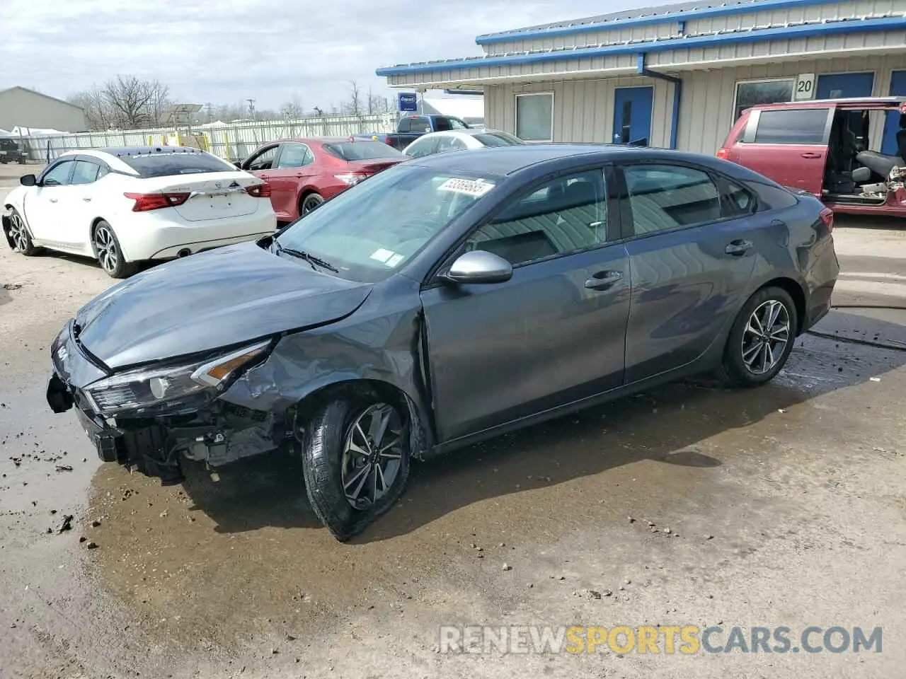 1 Photograph of a damaged car 3KPF24AD9PE542485 KIA FORTE 2023