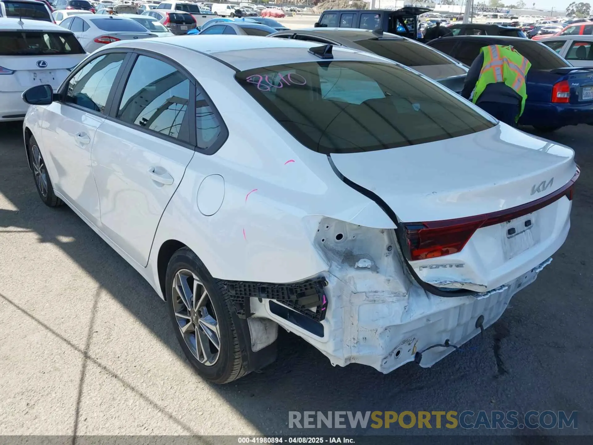 3 Photograph of a damaged car 3KPF24AD9PE578435 KIA FORTE 2023