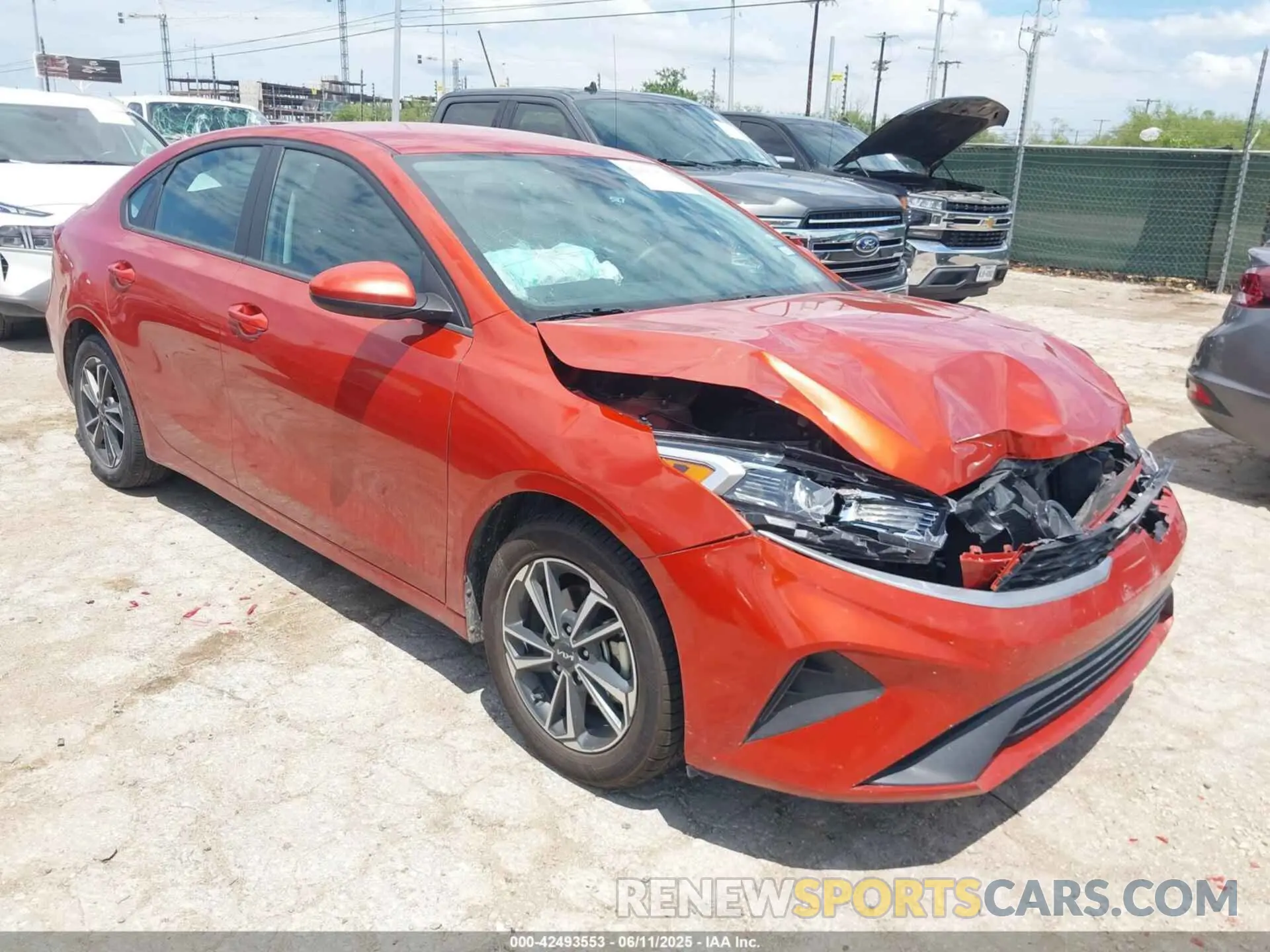 1 Photograph of a damaged car 3KPF24AD9PE627813 KIA FORTE 2023