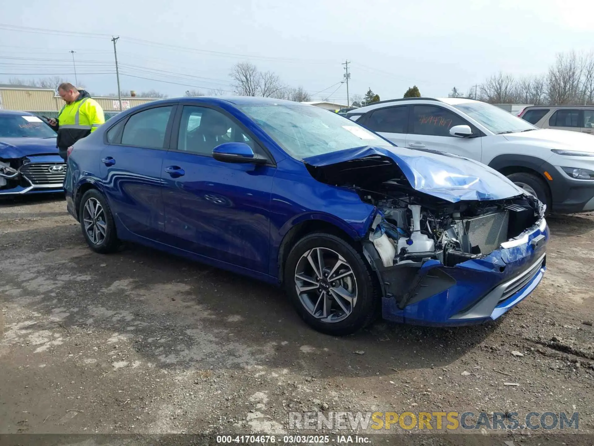 1 Photograph of a damaged car 3KPF24AD9PE645955 KIA FORTE 2023