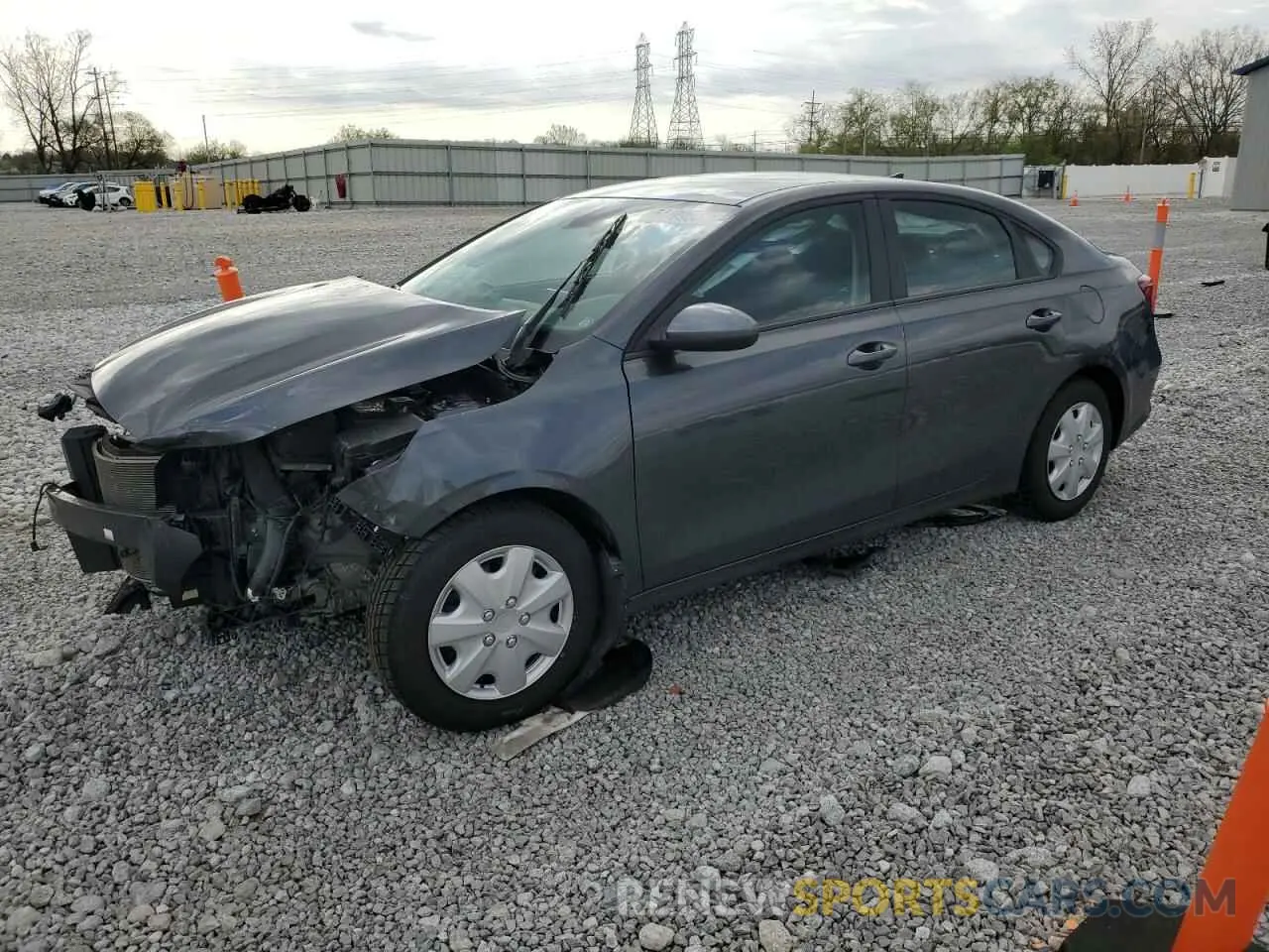 1 Photograph of a damaged car 3KPF24AD9PE647608 KIA FORTE 2023