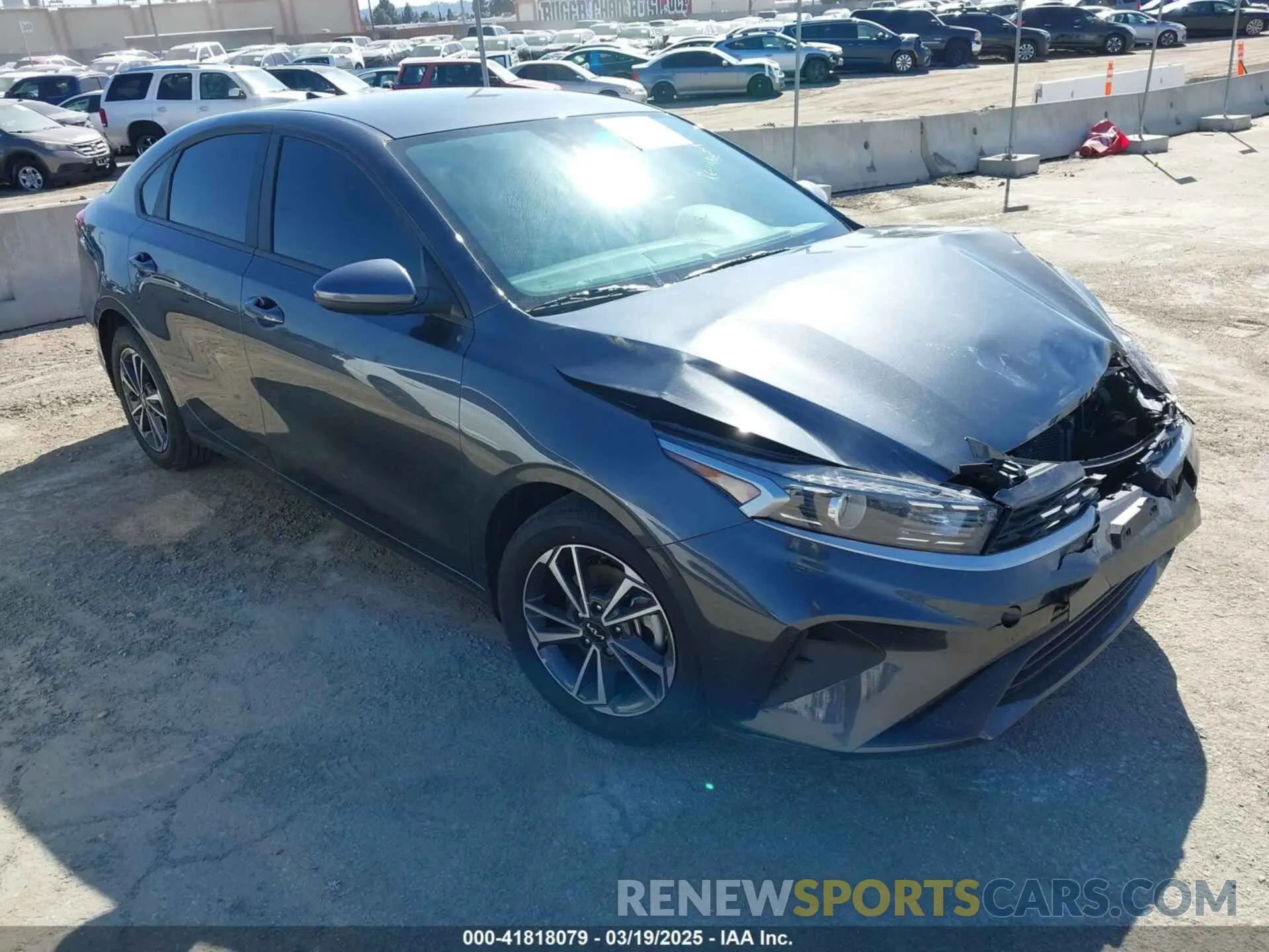 1 Photograph of a damaged car 3KPF24AD9PE652758 KIA FORTE 2023