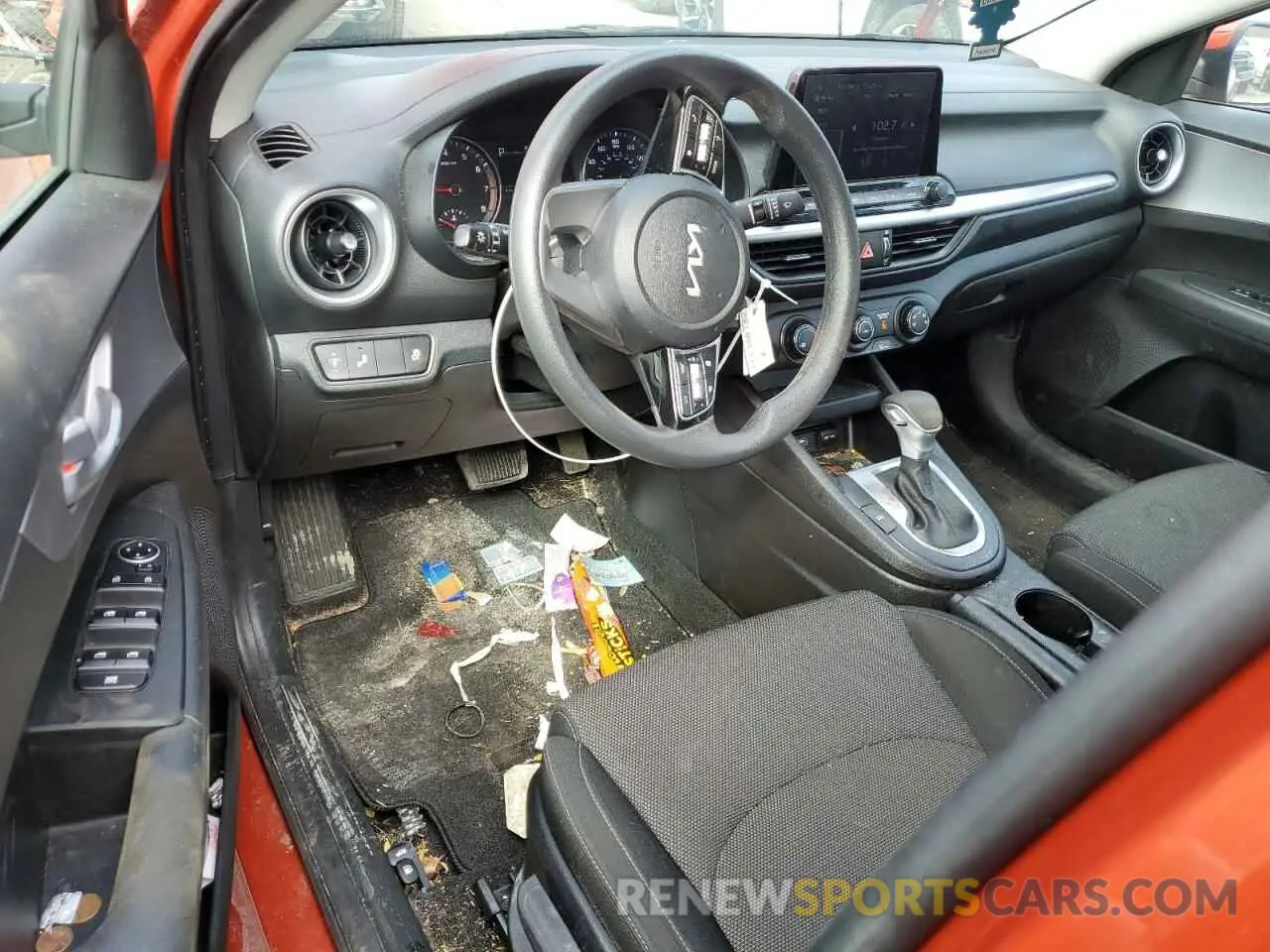 8 Photograph of a damaged car 3KPF24AD9PE658544 KIA FORTE 2023
