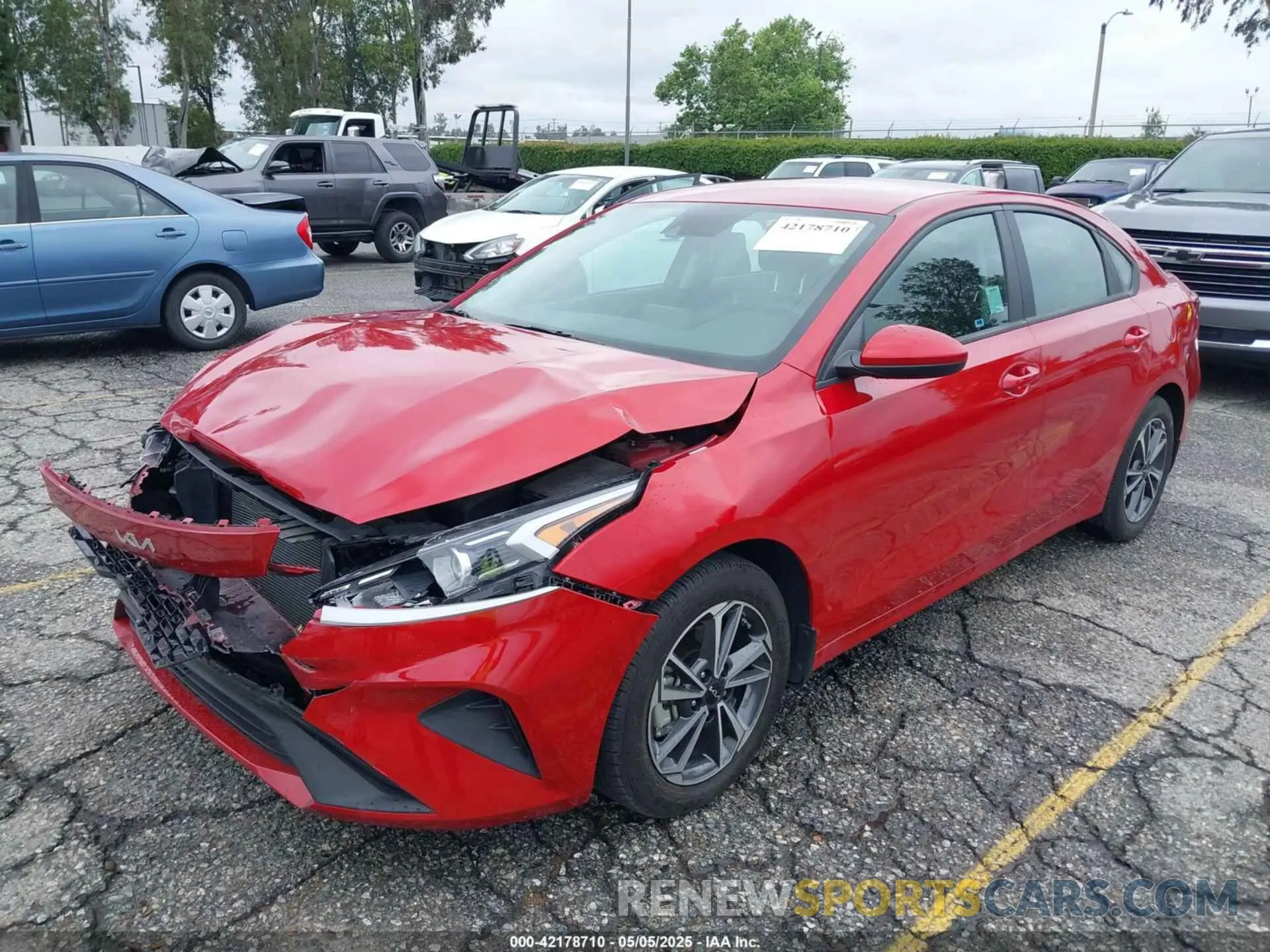 2 Photograph of a damaged car 3KPF24AD9PE682410 KIA FORTE 2023