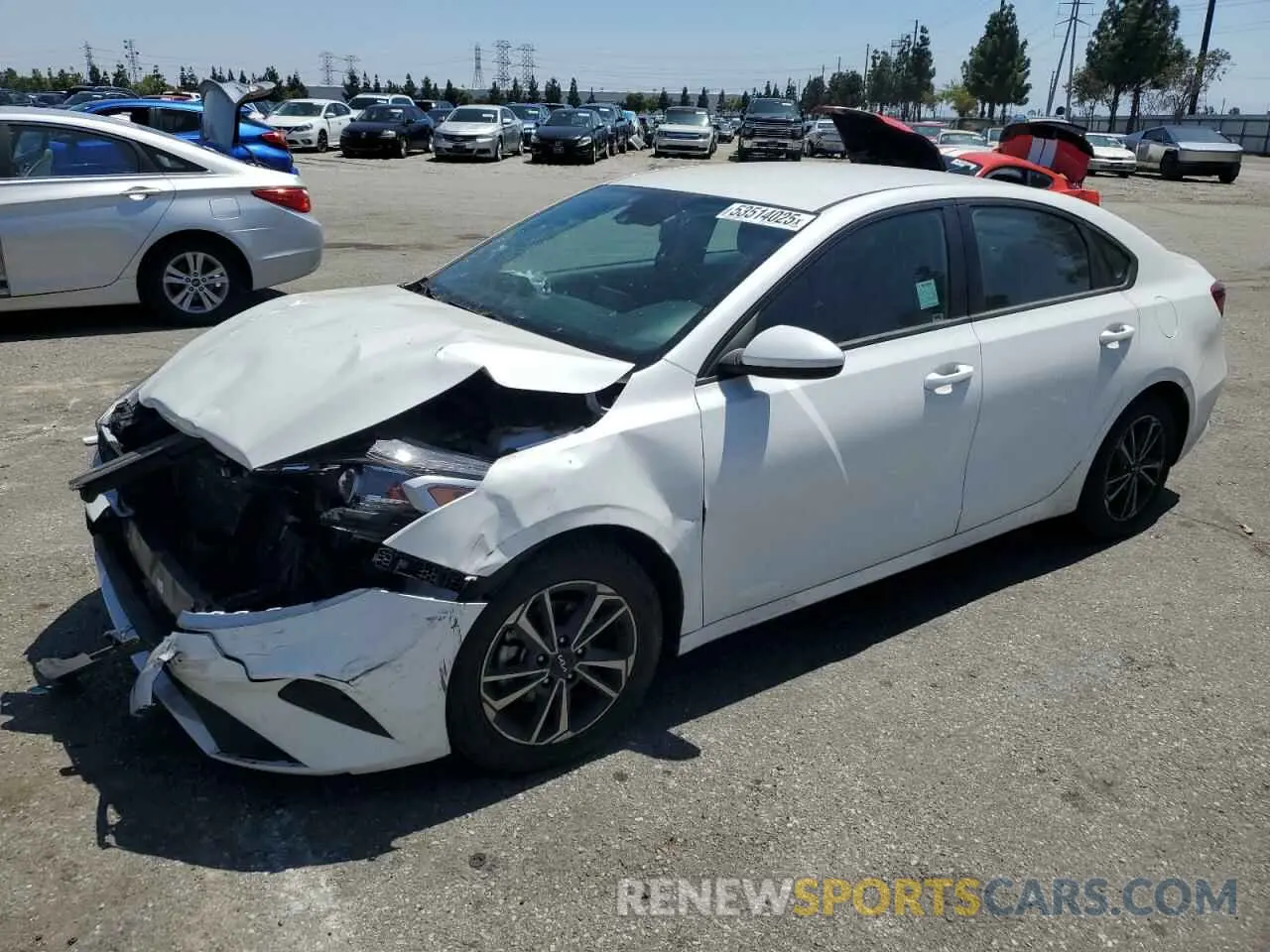 1 Photograph of a damaged car 3KPF24ADXPE663610 KIA FORTE 2023