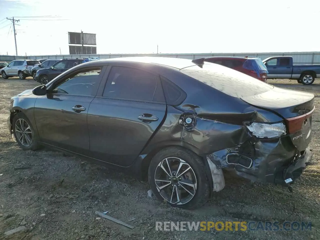 2 Photograph of a damaged car 3KPF24ADXPE693402 KIA FORTE 2023