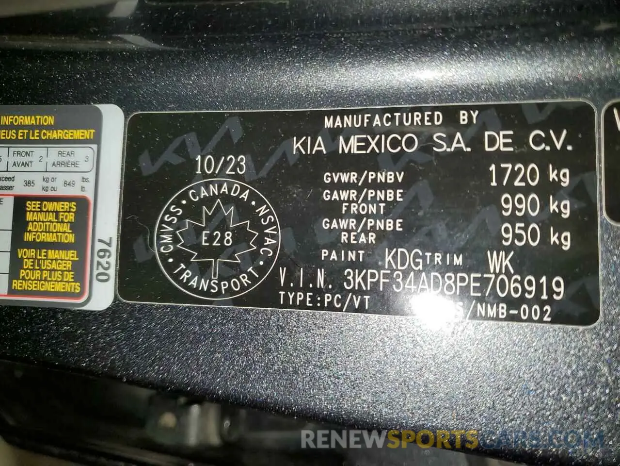 13 Photograph of a damaged car 3KPF34AD8PE706919 KIA FORTE 2023