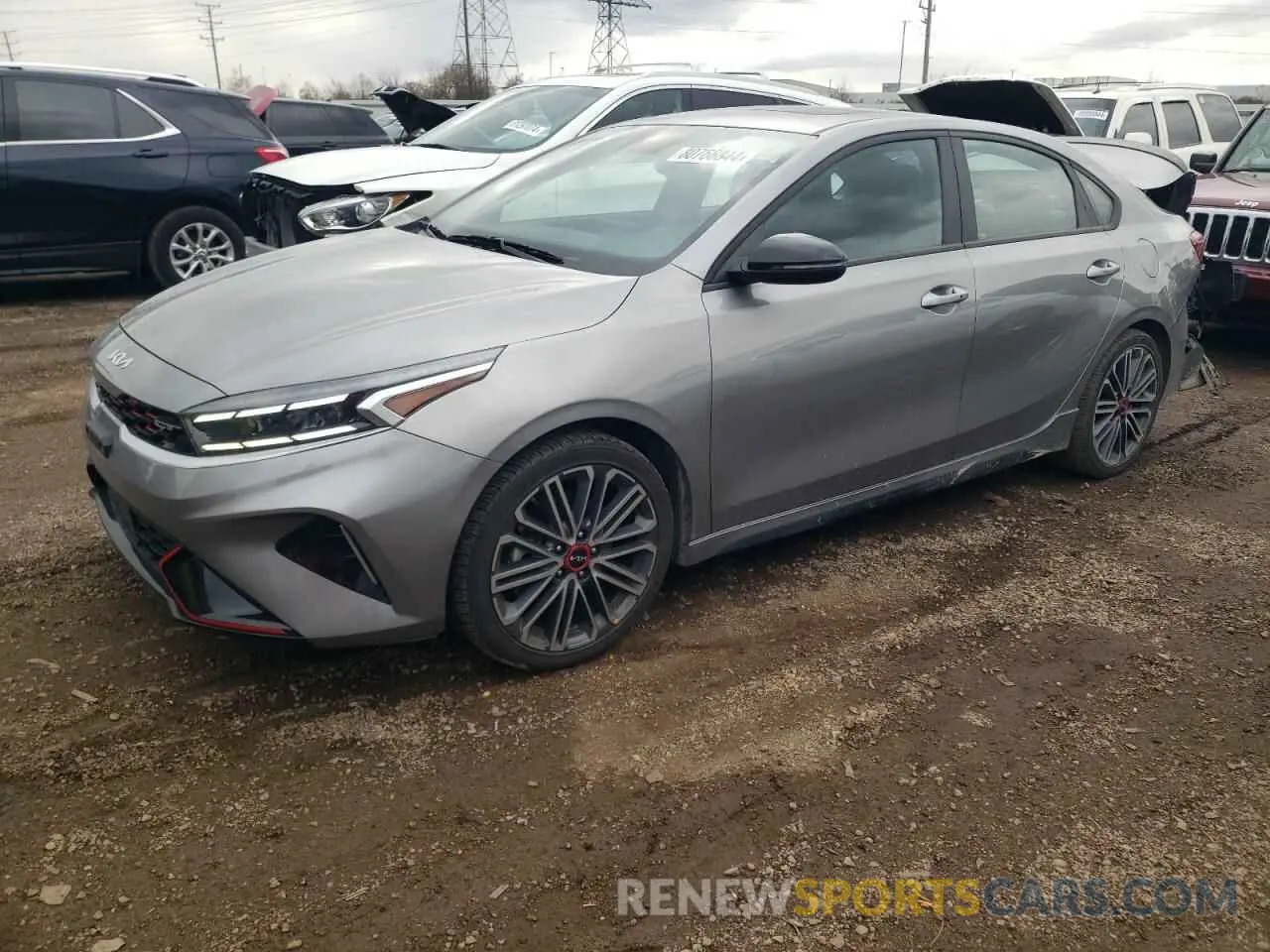 1 Photograph of a damaged car 3KPF44AC1PE591391 KIA FORTE 2023