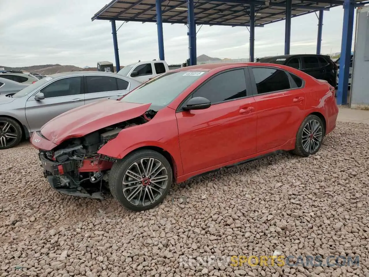 1 Photograph of a damaged car 3KPF44AC2PE598768 KIA FORTE 2023