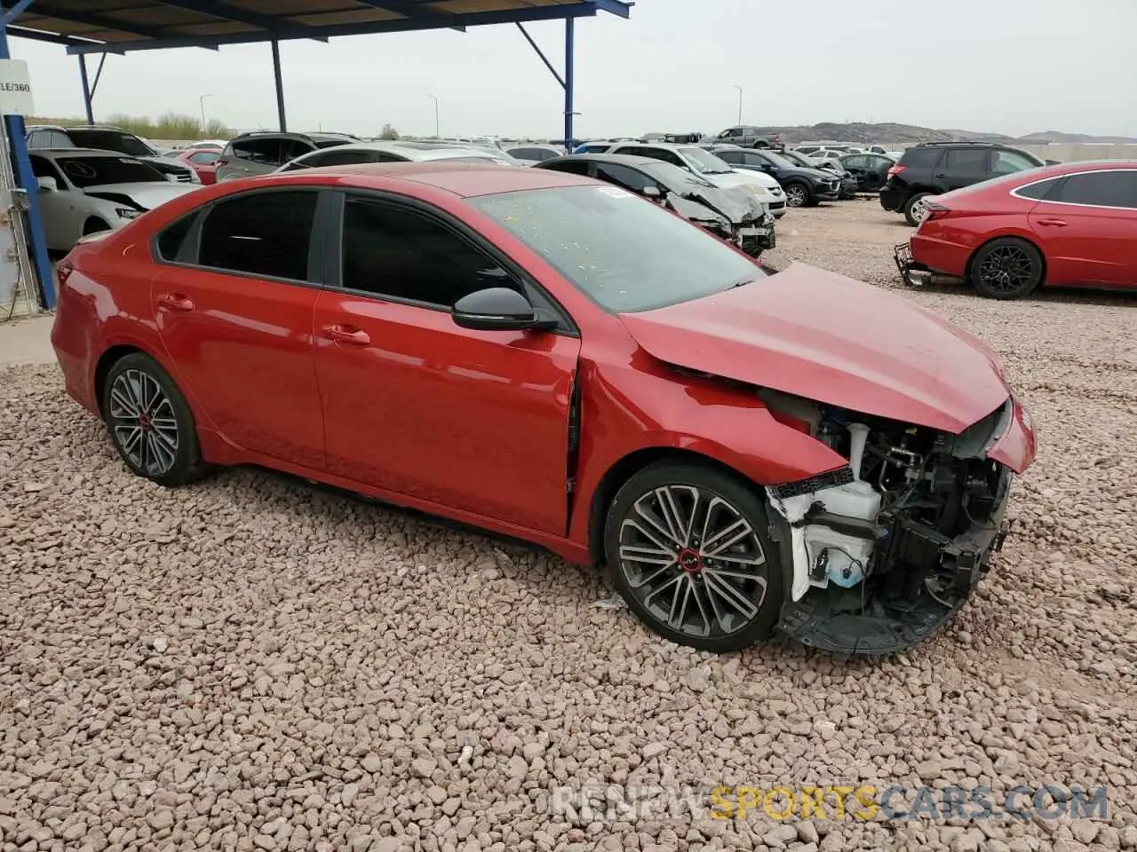 4 Photograph of a damaged car 3KPF44AC2PE598768 KIA FORTE 2023