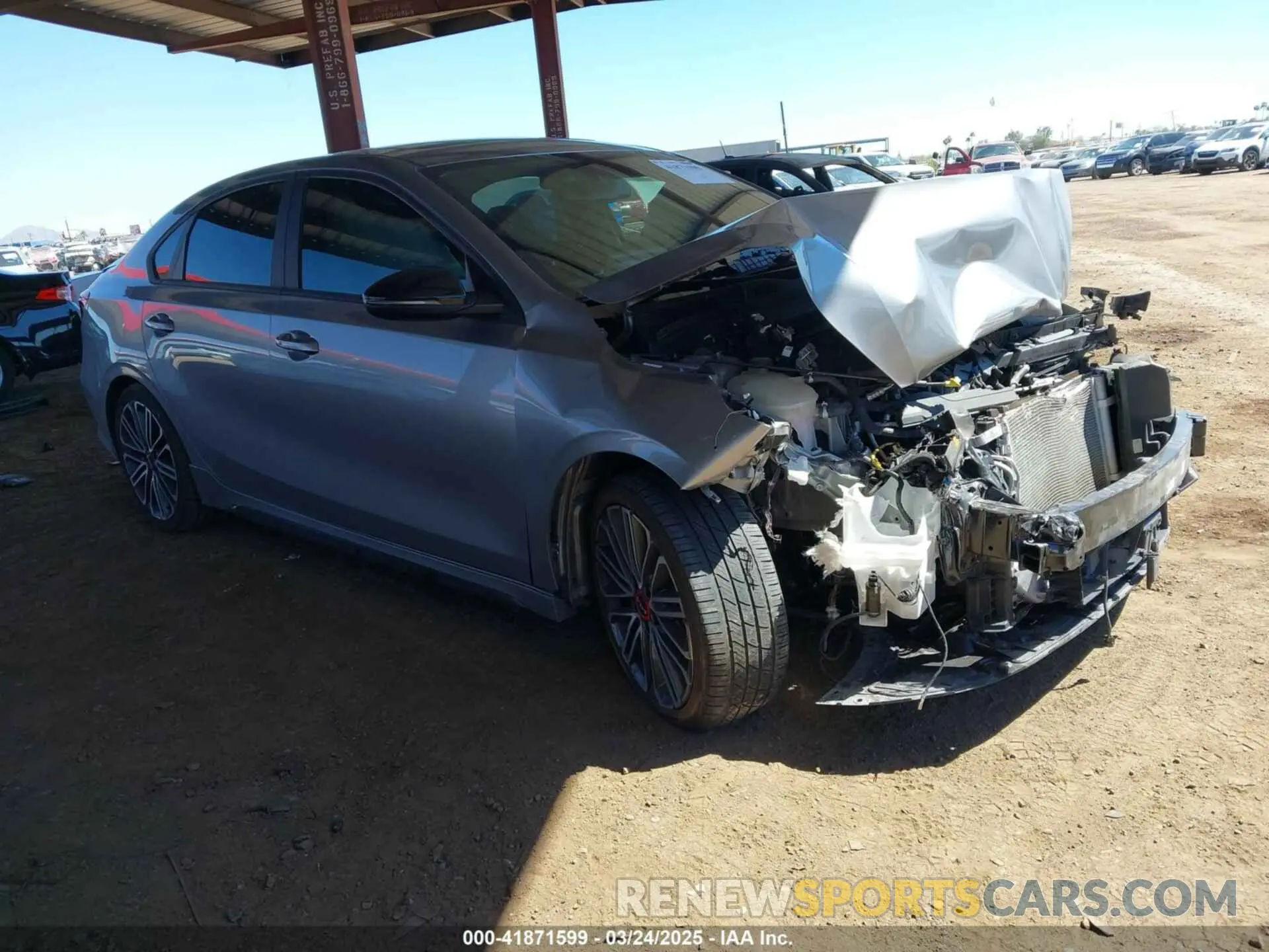 1 Photograph of a damaged car 3KPF44AC2PE617853 KIA FORTE 2023