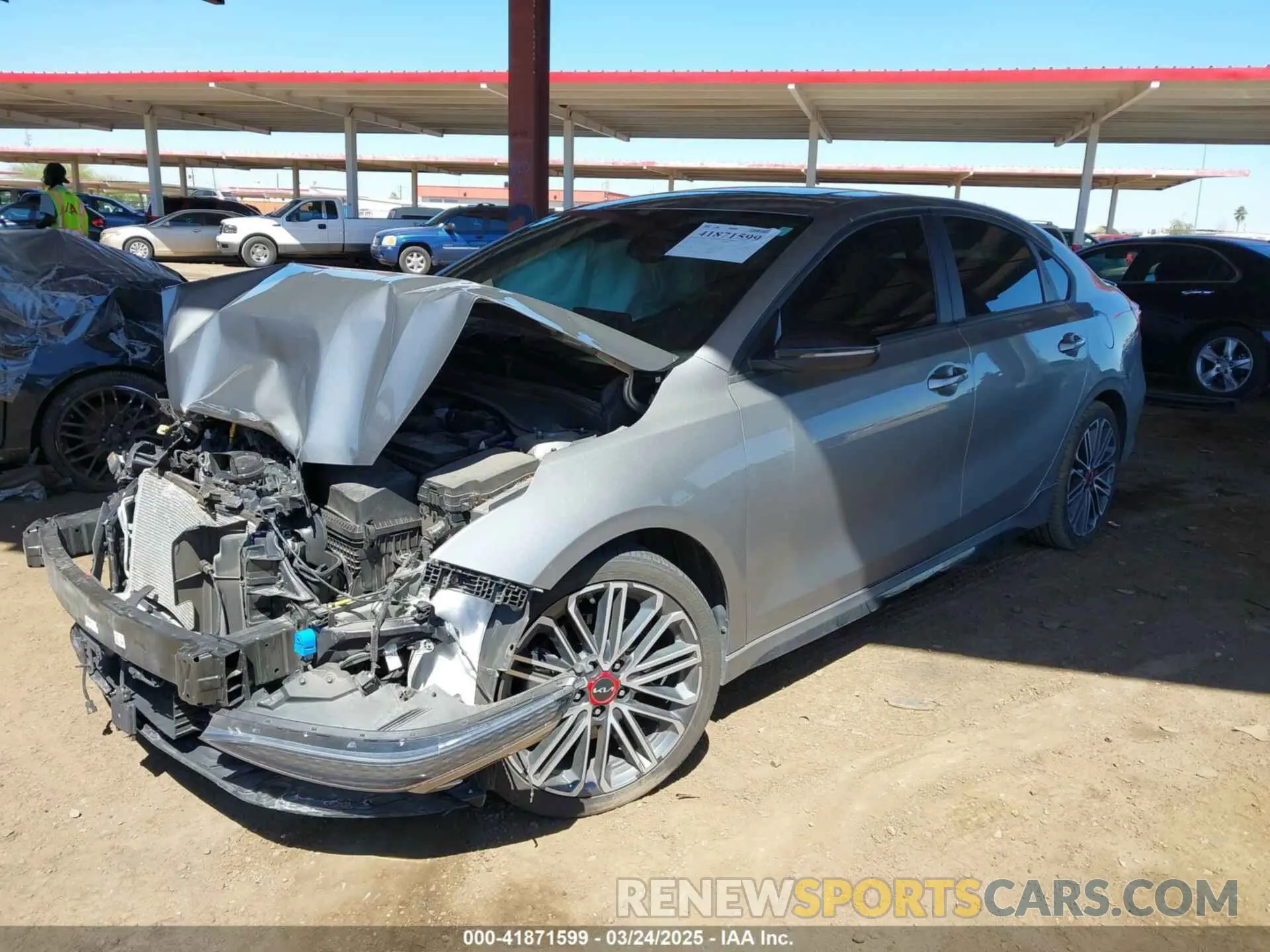 2 Photograph of a damaged car 3KPF44AC2PE617853 KIA FORTE 2023