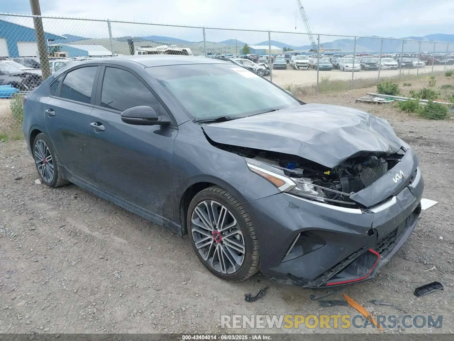 1 Photograph of a damaged car 3KPF44AC3PE620602 KIA FORTE 2023