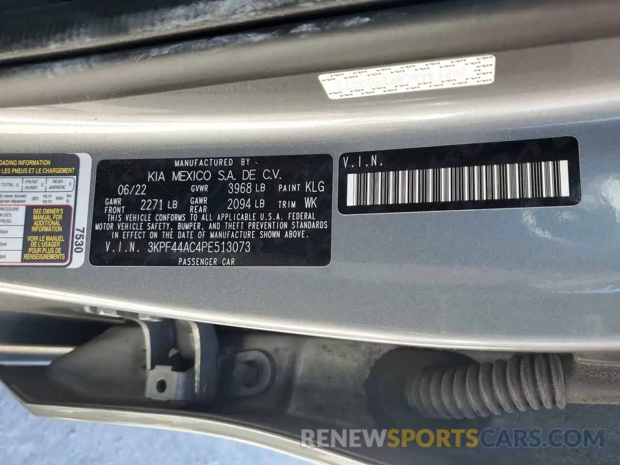14 Photograph of a damaged car 3KPF44AC4PE513073 KIA FORTE 2023