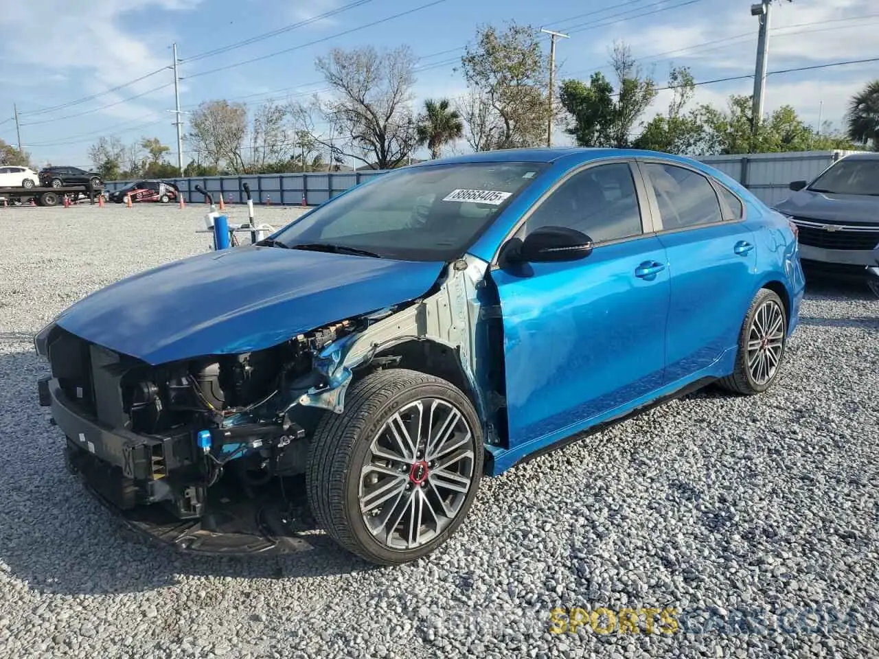 1 Photograph of a damaged car 3KPF44AC4PE593717 KIA FORTE 2023
