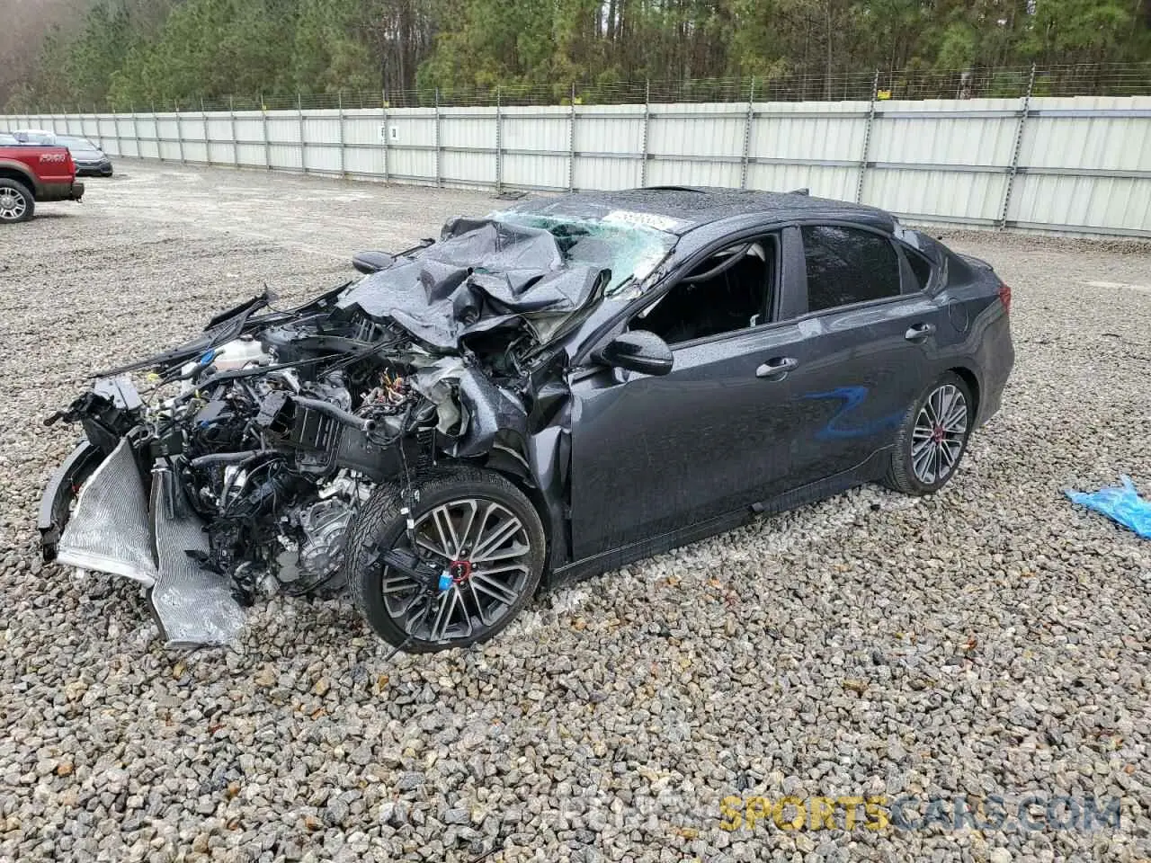 1 Photograph of a damaged car 3KPF44AC4PE598934 KIA FORTE 2023