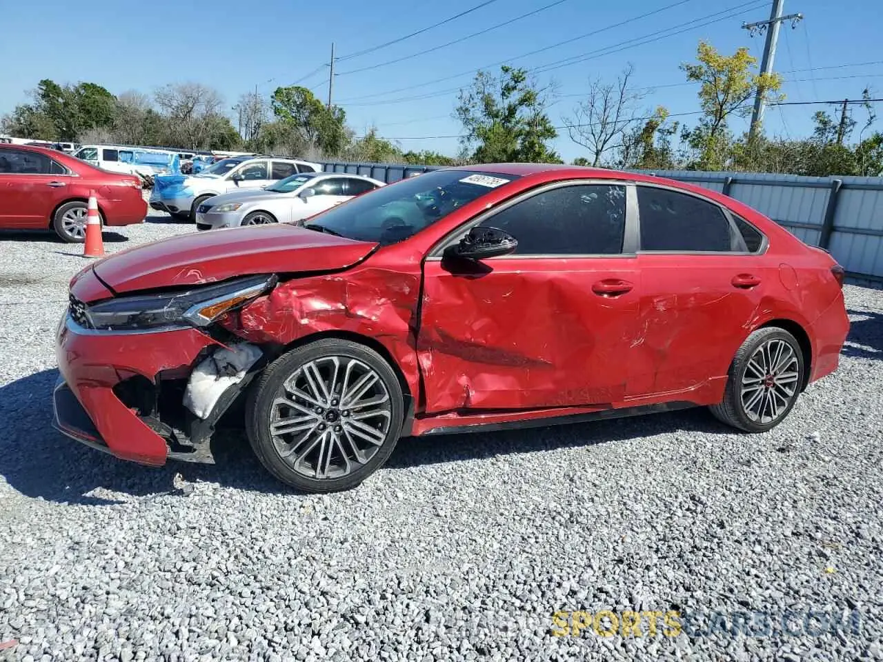 1 Photograph of a damaged car 3KPF44AC5PE675990 KIA FORTE 2023