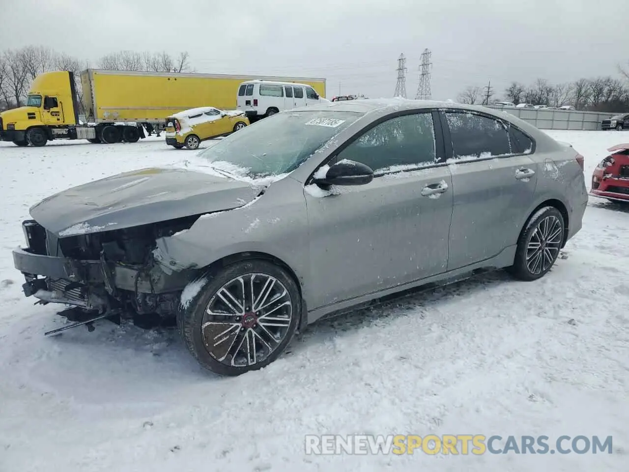 1 Photograph of a damaged car 3KPF44AC6PE620416 KIA FORTE 2023