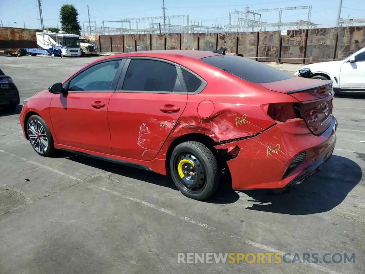 2 Photograph of a damaged car 3KPF44AC7PE579472 KIA FORTE 2023