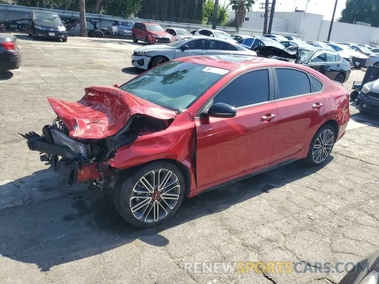 1 Photograph of a damaged car 3KPF44AC8PE514419 KIA FORTE 2023