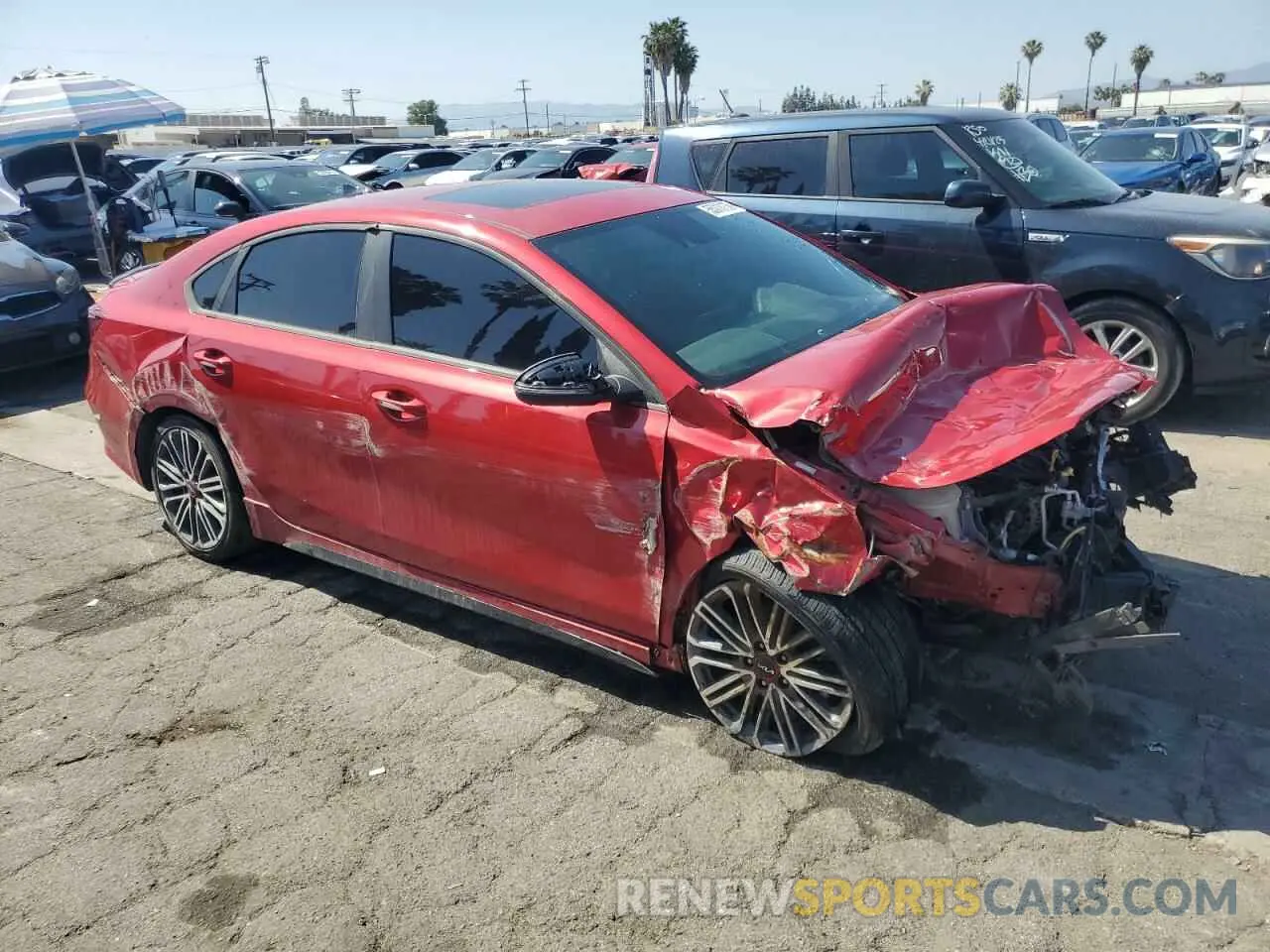 4 Photograph of a damaged car 3KPF44AC8PE514419 KIA FORTE 2023