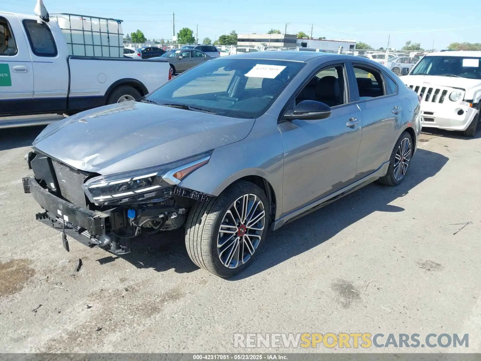 2 Photograph of a damaged car 3KPF44AC8PE593817 KIA FORTE 2023