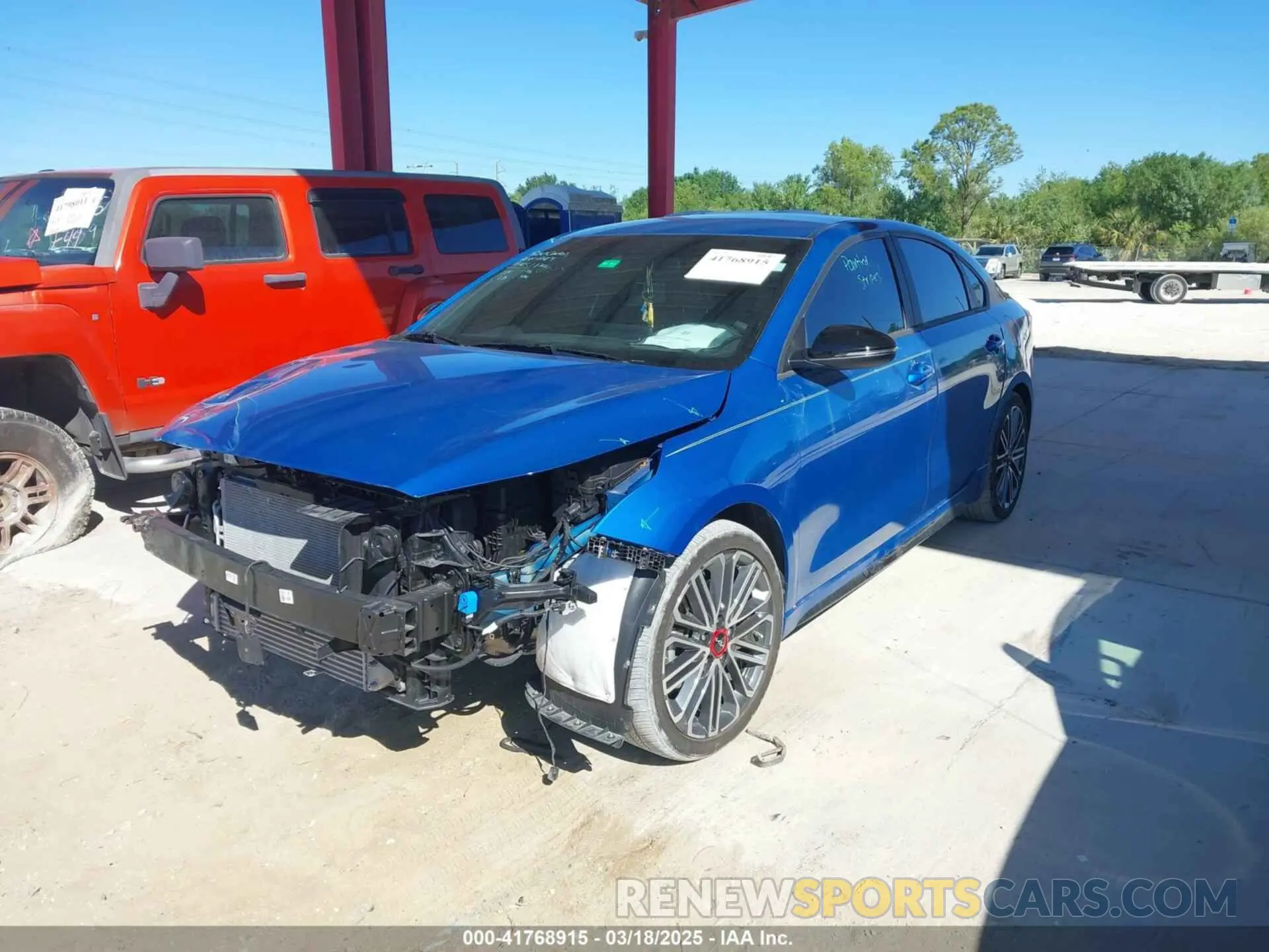 2 Photograph of a damaged car 3KPF44AC8PE620966 KIA FORTE 2023
