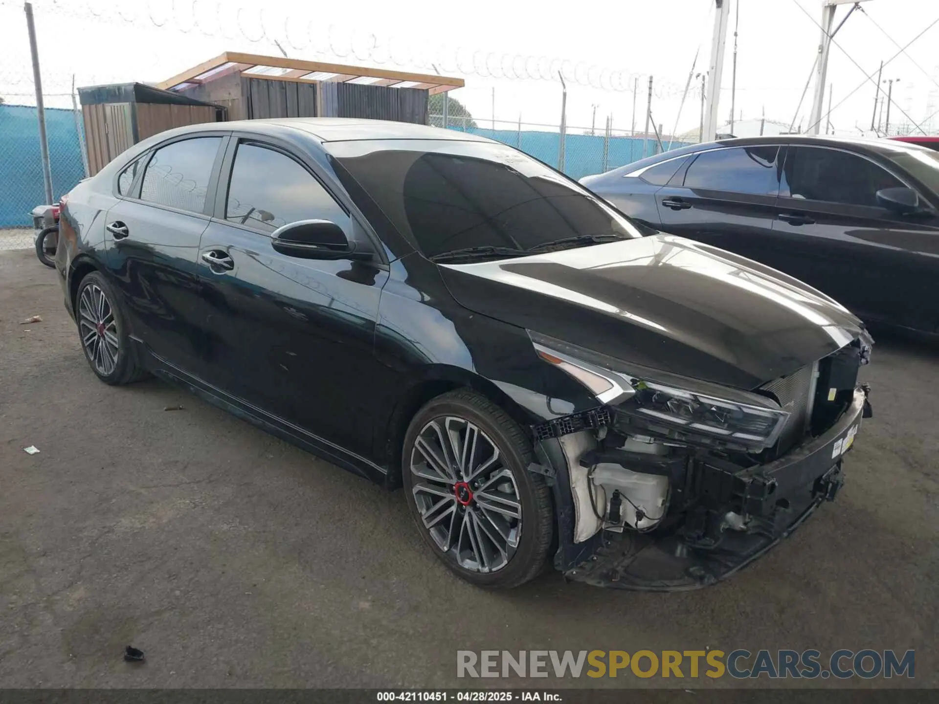1 Photograph of a damaged car 3KPF44ACXPE643133 KIA FORTE 2023