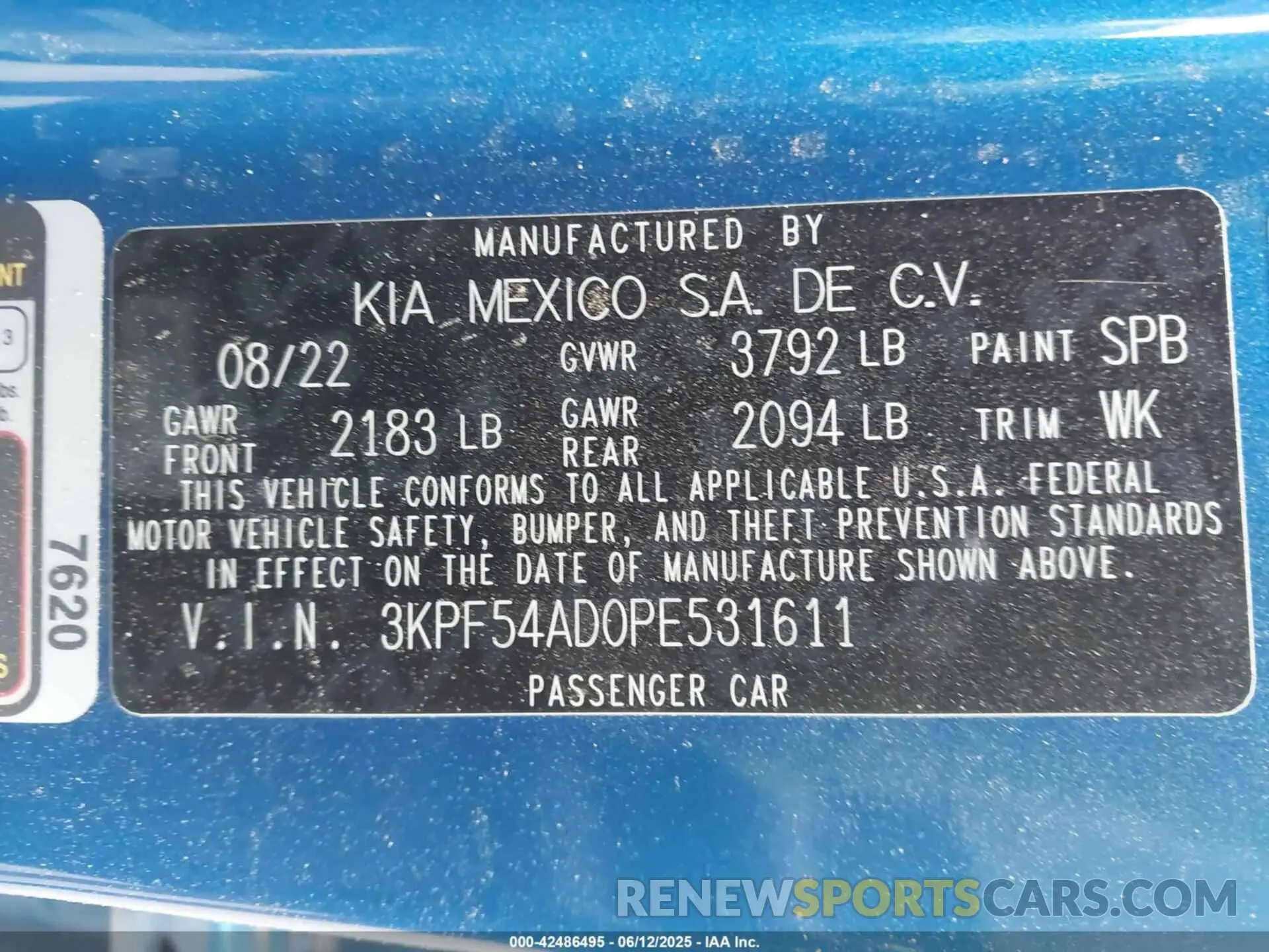9 Photograph of a damaged car 3KPF54AD0PE531611 KIA FORTE 2023