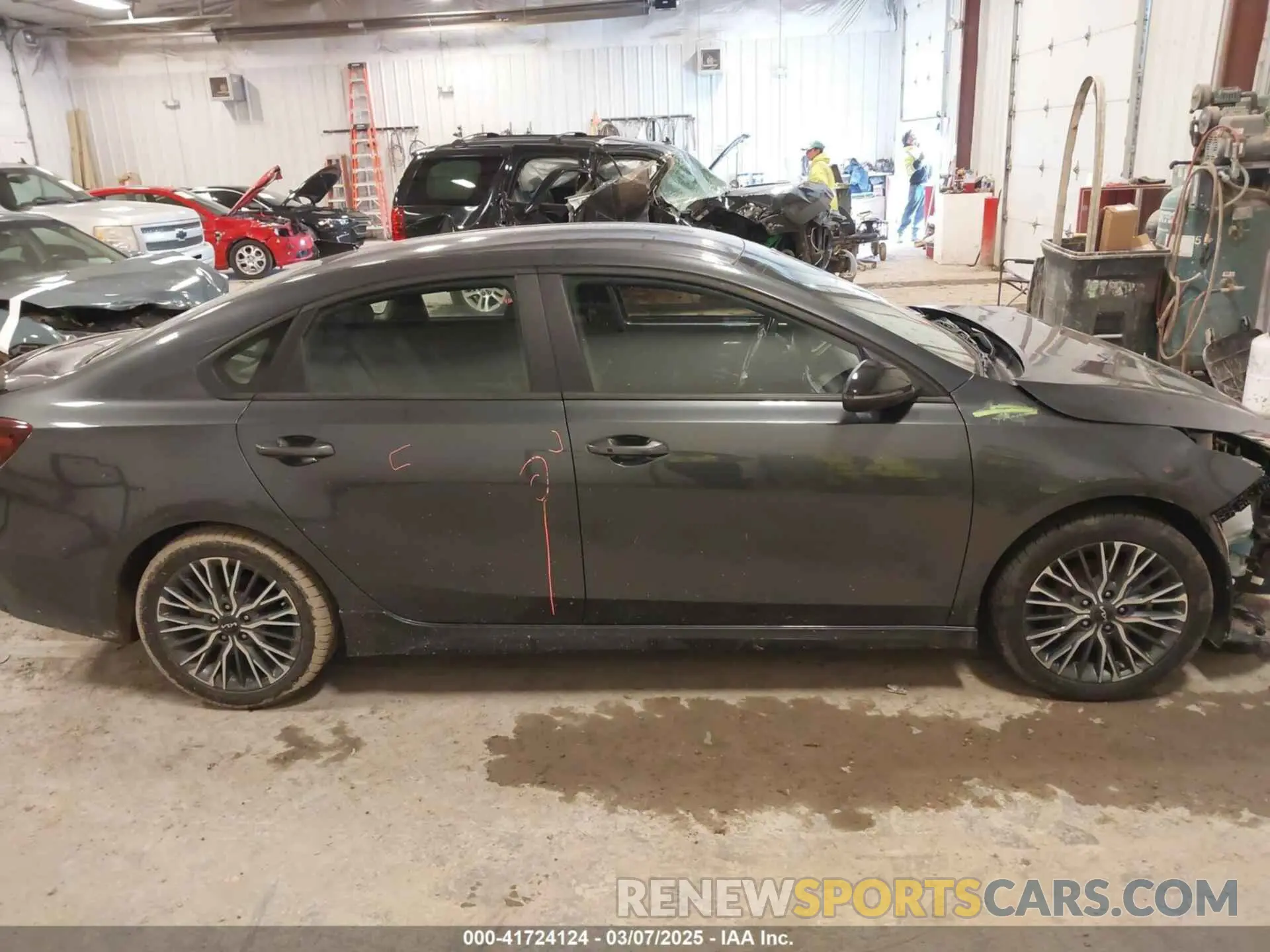 13 Photograph of a damaged car 3KPF54AD0PE614424 KIA FORTE 2023
