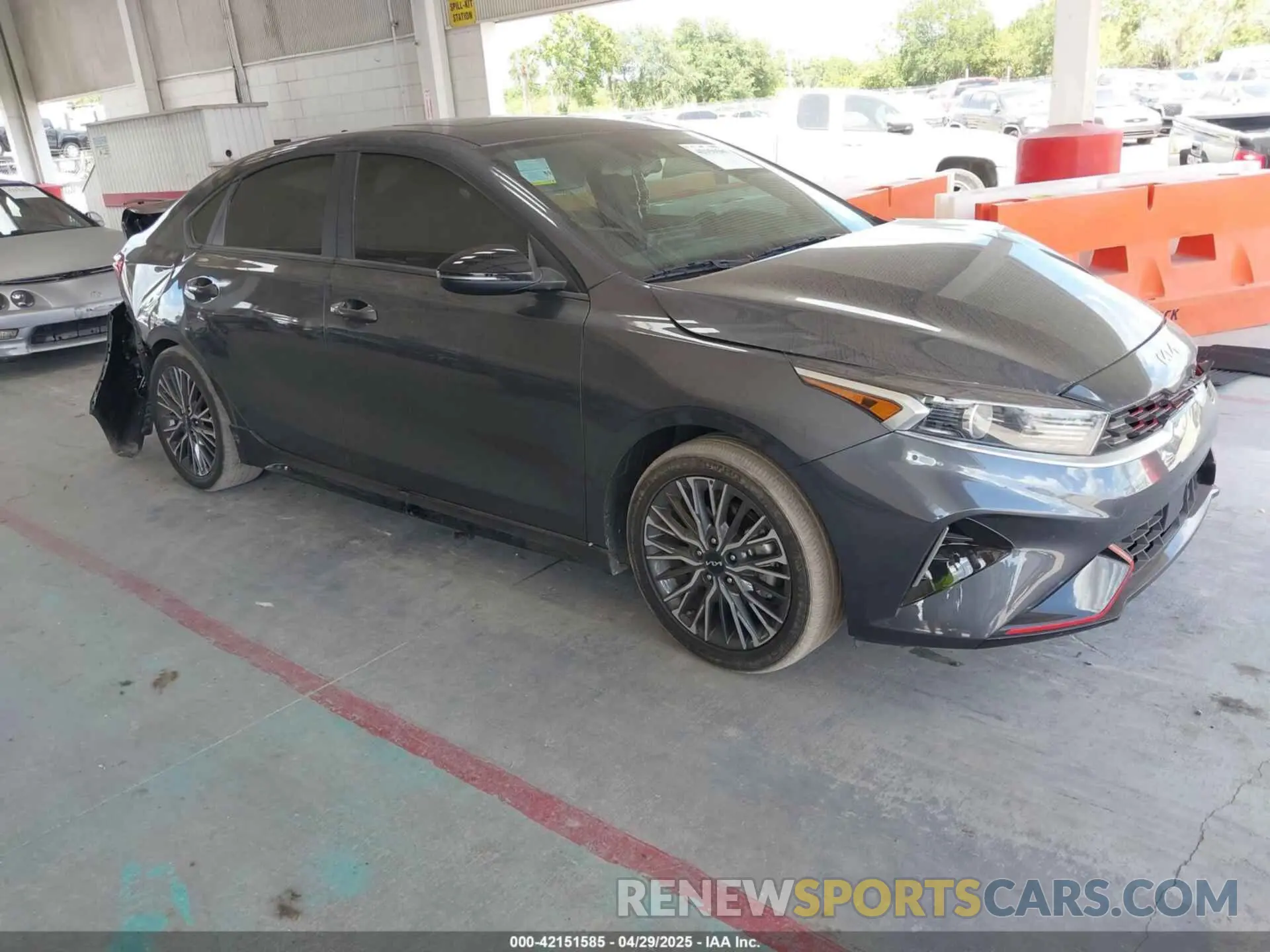1 Photograph of a damaged car 3KPF54AD0PE616447 KIA FORTE 2023
