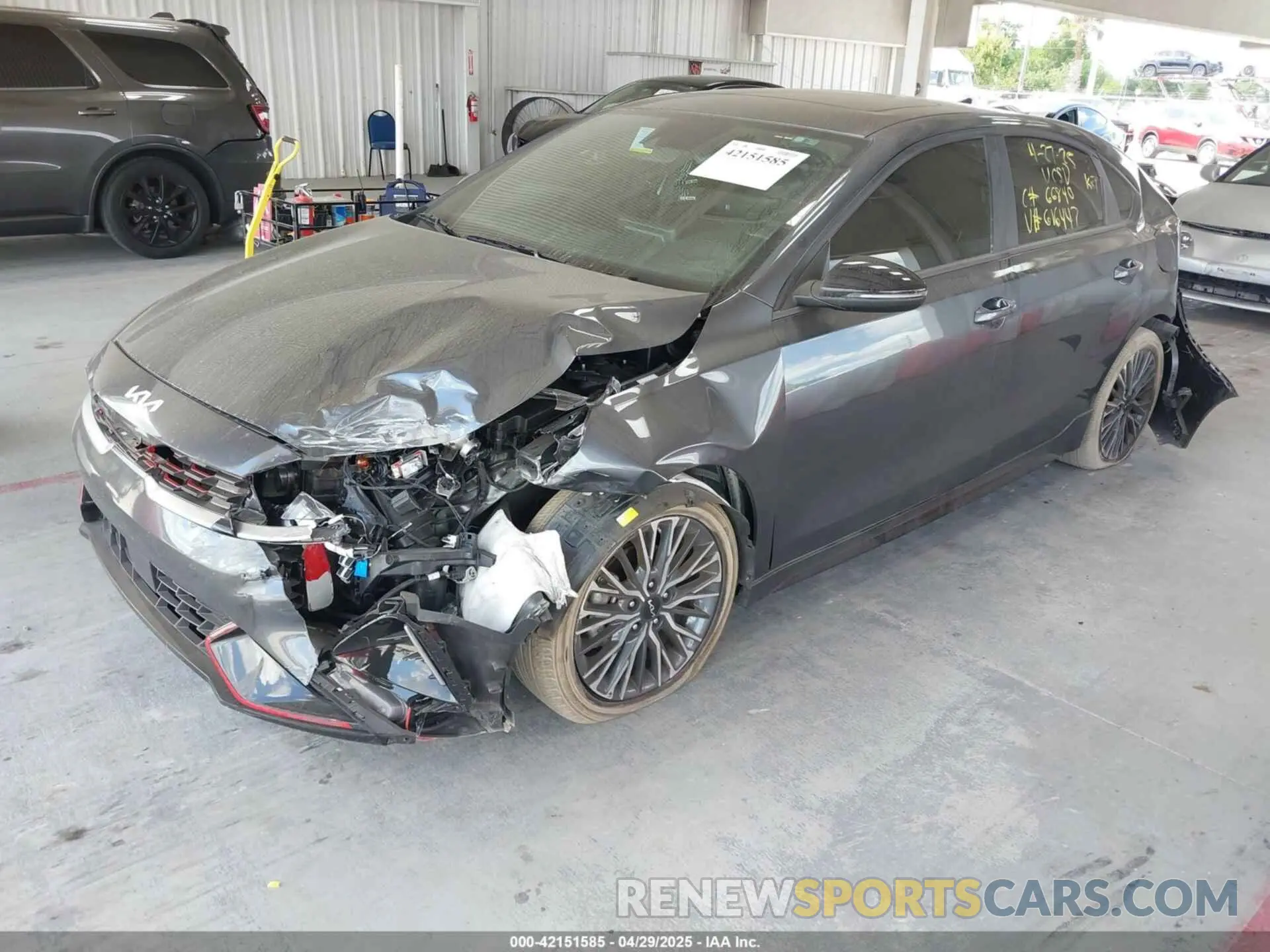 2 Photograph of a damaged car 3KPF54AD0PE616447 KIA FORTE 2023