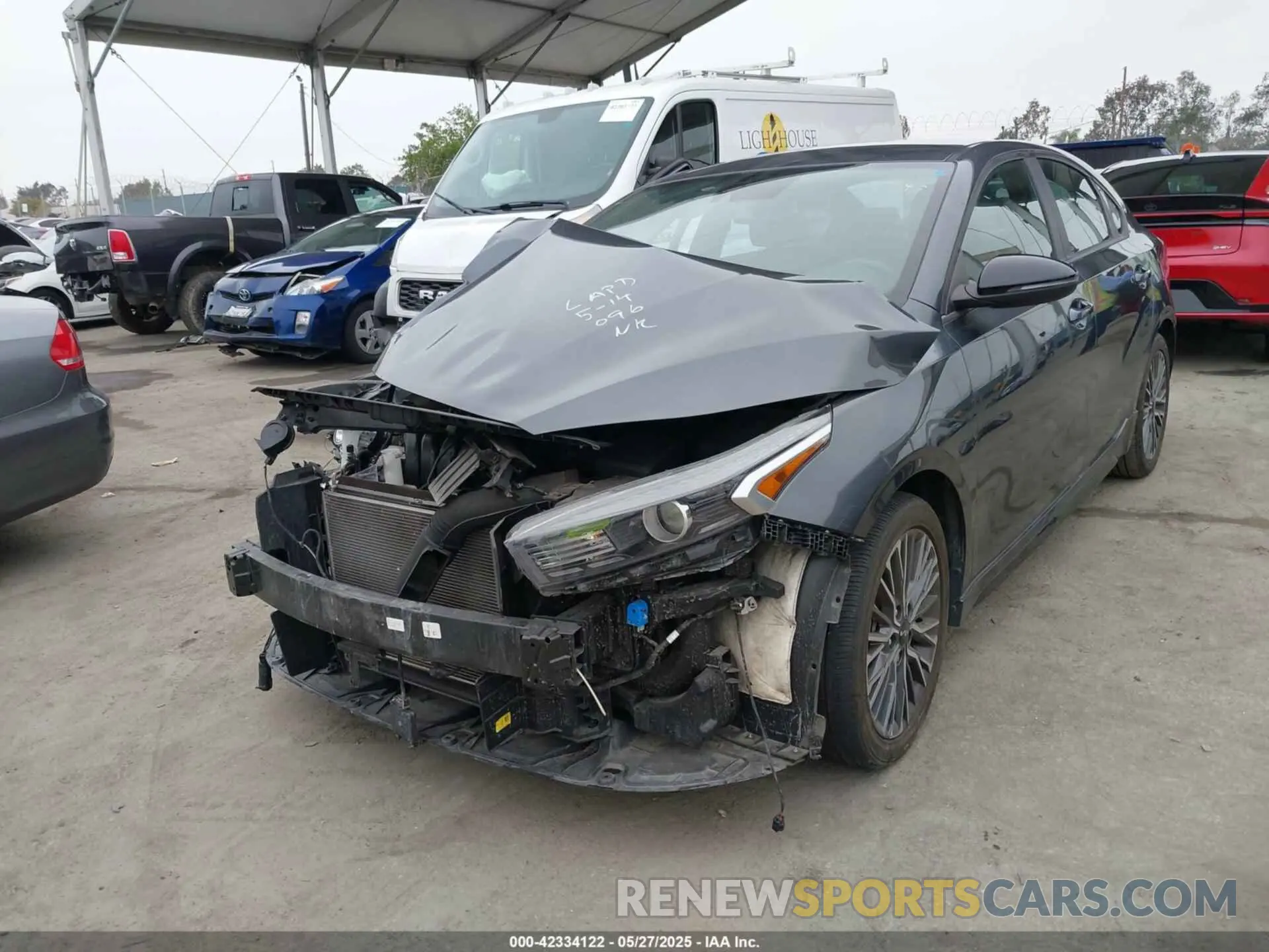 2 Photograph of a damaged car 3KPF54AD0PE658617 KIA FORTE 2023