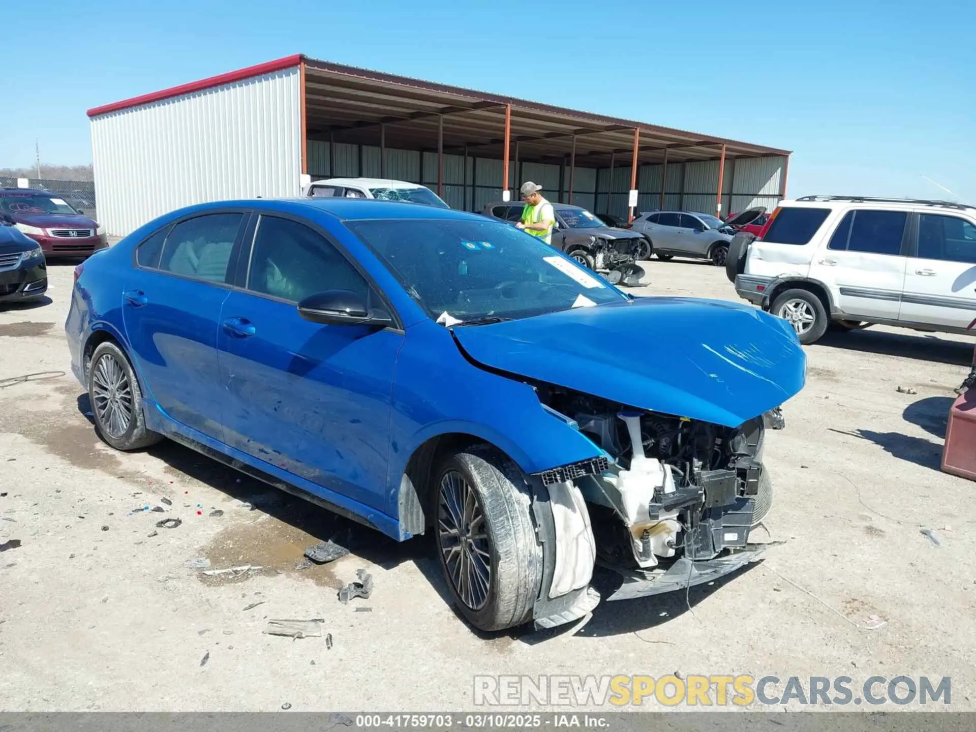 1 Photograph of a damaged car 3KPF54AD0PE661582 KIA FORTE 2023